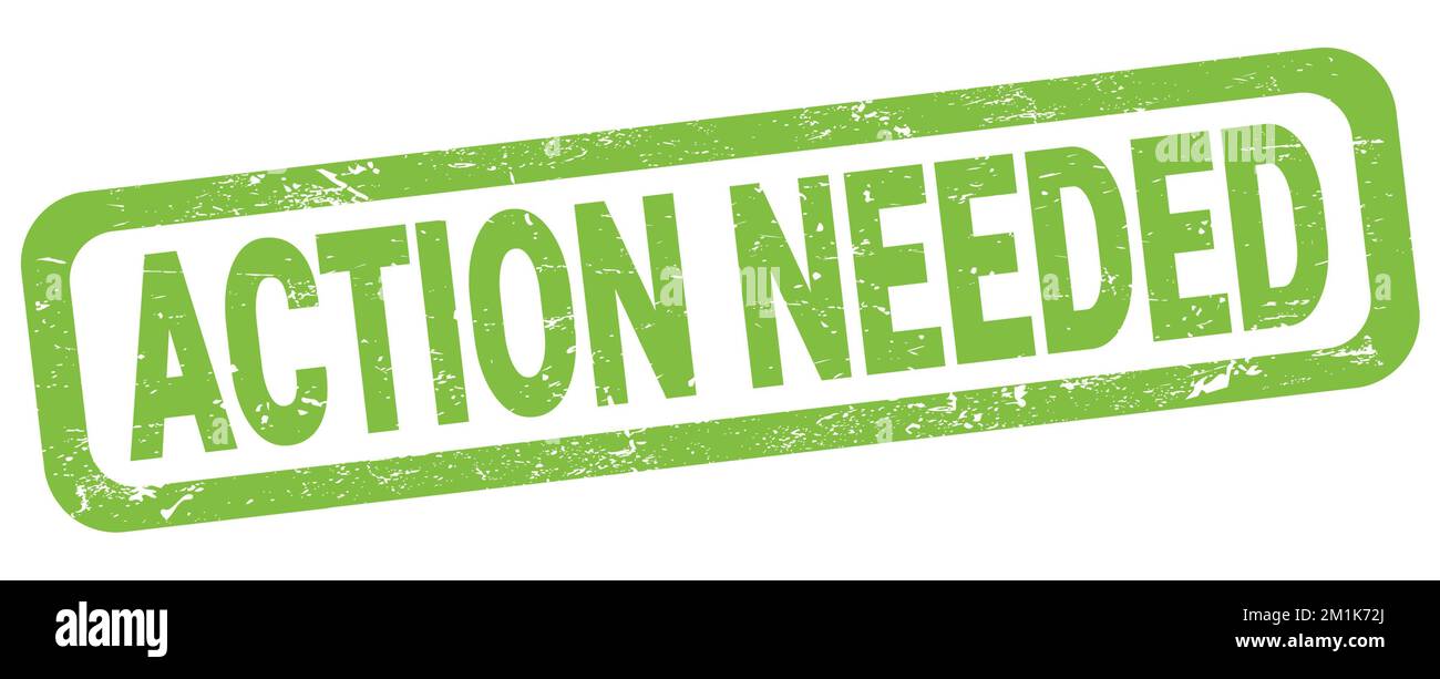 LE TEXTE DE L'ACTION REQUISE doit être écrit sur l'enseigne rectangulaire verte. Banque D'Images