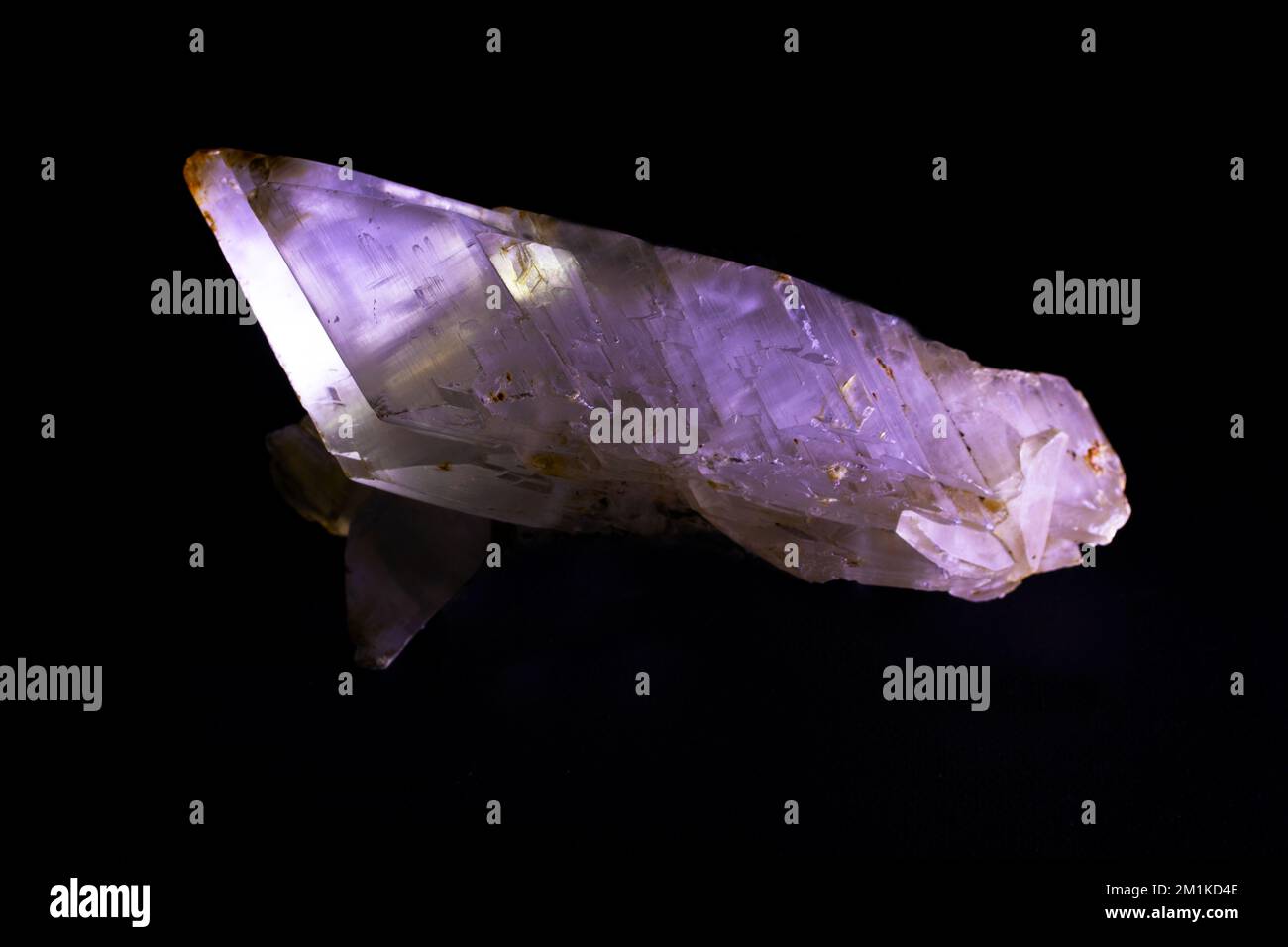 minéral de gypse cristallin Banque D'Images