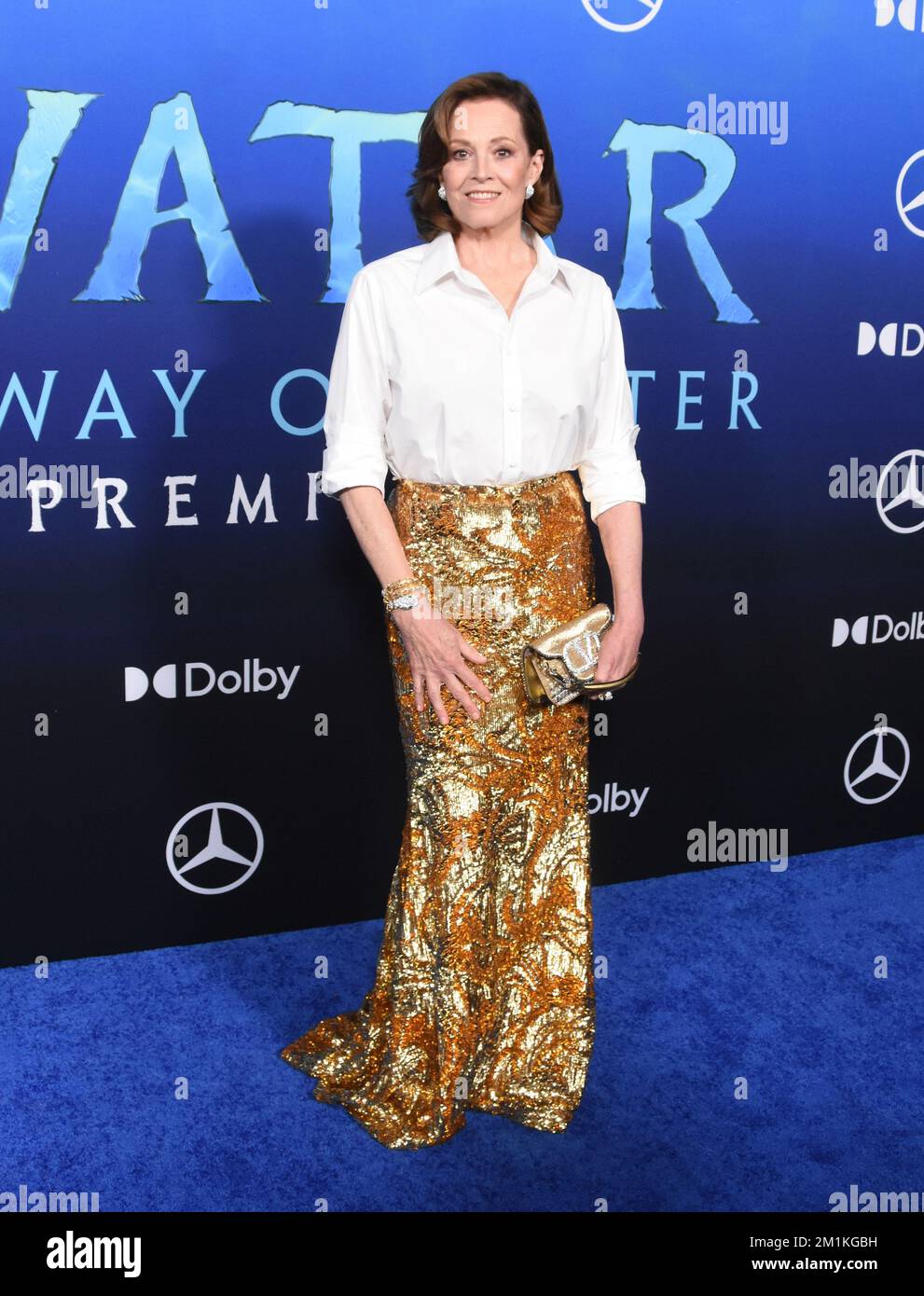 Hollywood, Californie, États-Unis 12th décembre 2022 l'actrice Sigourney Weaver assiste à 20th Century Studio 'Avatar 2: The Way of Water' U.S. Première au Dolby Theatre on 12 décembre 2022 à Hollywood, Californie, États-Unis. Photo de Barry King/Alay Live News Banque D'Images