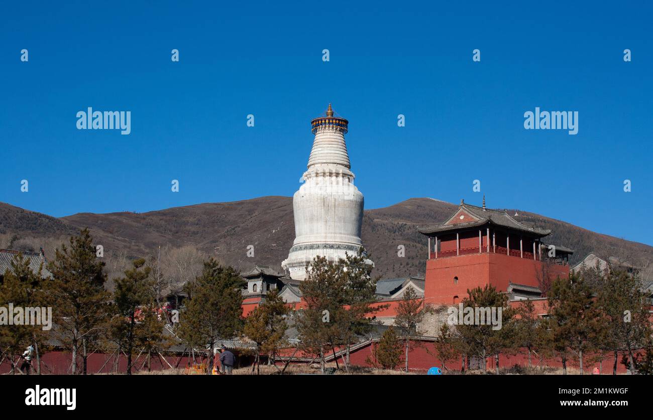 Wutaishan dans la province du Shanxi, en Chine Banque D'Images