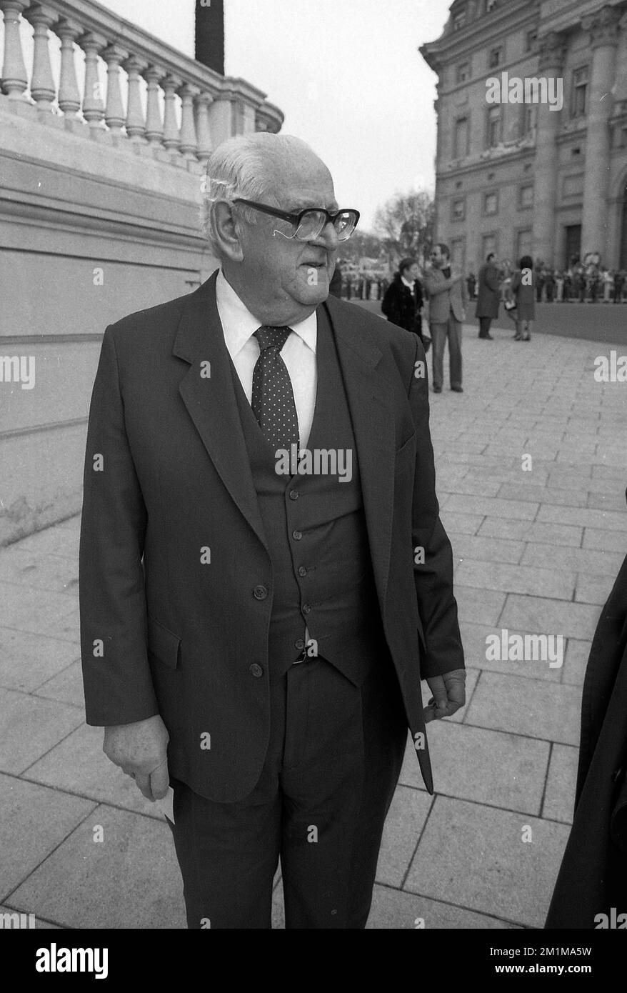 Ricardo Molinas, homme politique argentin, avocat et professeur, Buenos Aires, Argentine, circa 1980 Banque D'Images