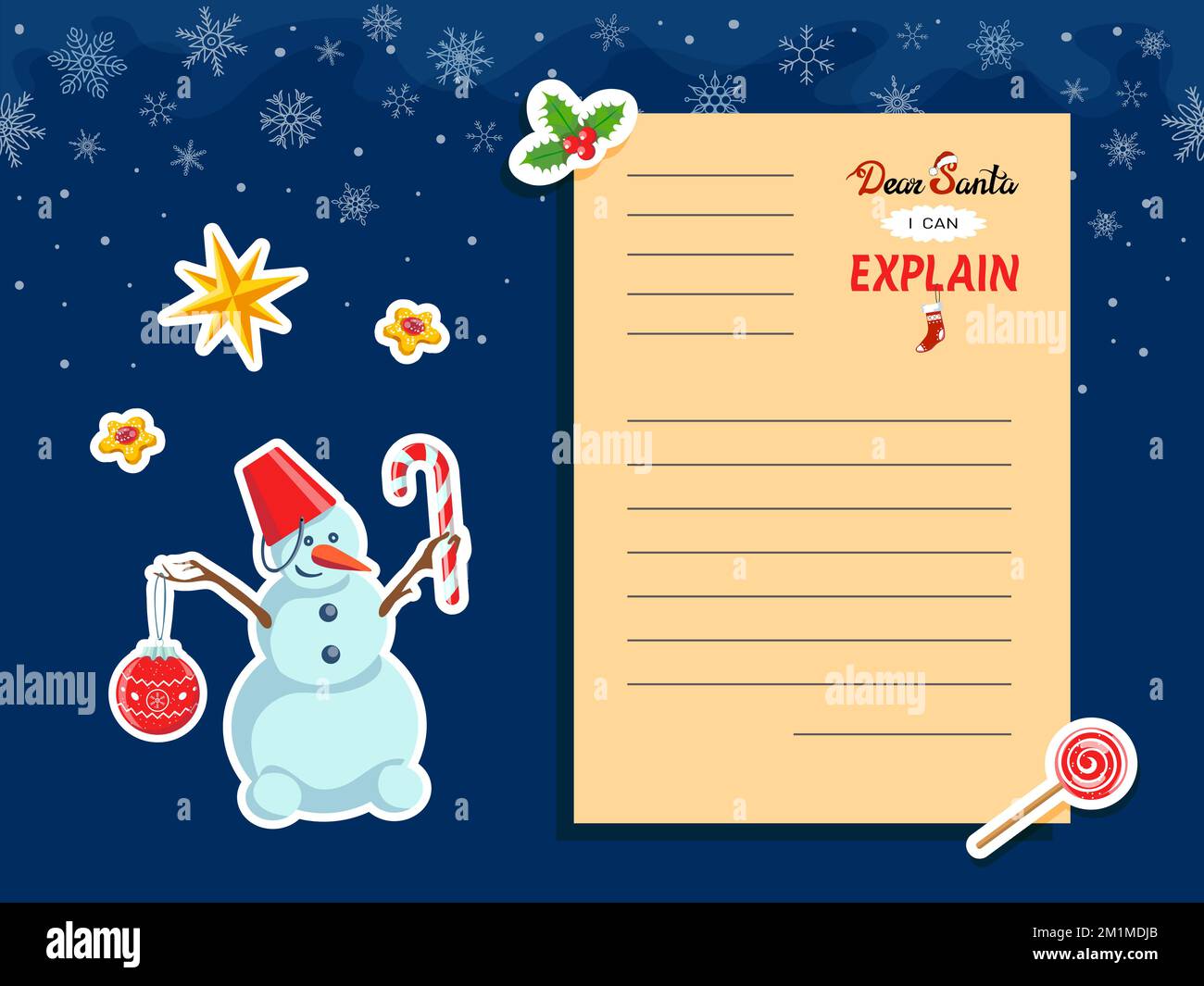 Père noel lettre Banque d
