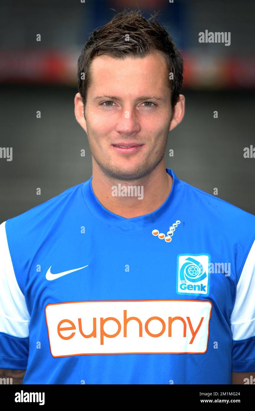 20110718 - GENK, BELGIQUE: Daniel Tozser de Genk de l'équipe de la saison 2011-2012 de l'équipe belge de football de première division KRC Genk photographié lors de la présentation officielle de l'équipe et de la séance photo, à Genk, le lundi 18 juillet 2011. BELGA PHOTO YORICK JANSENS Banque D'Images