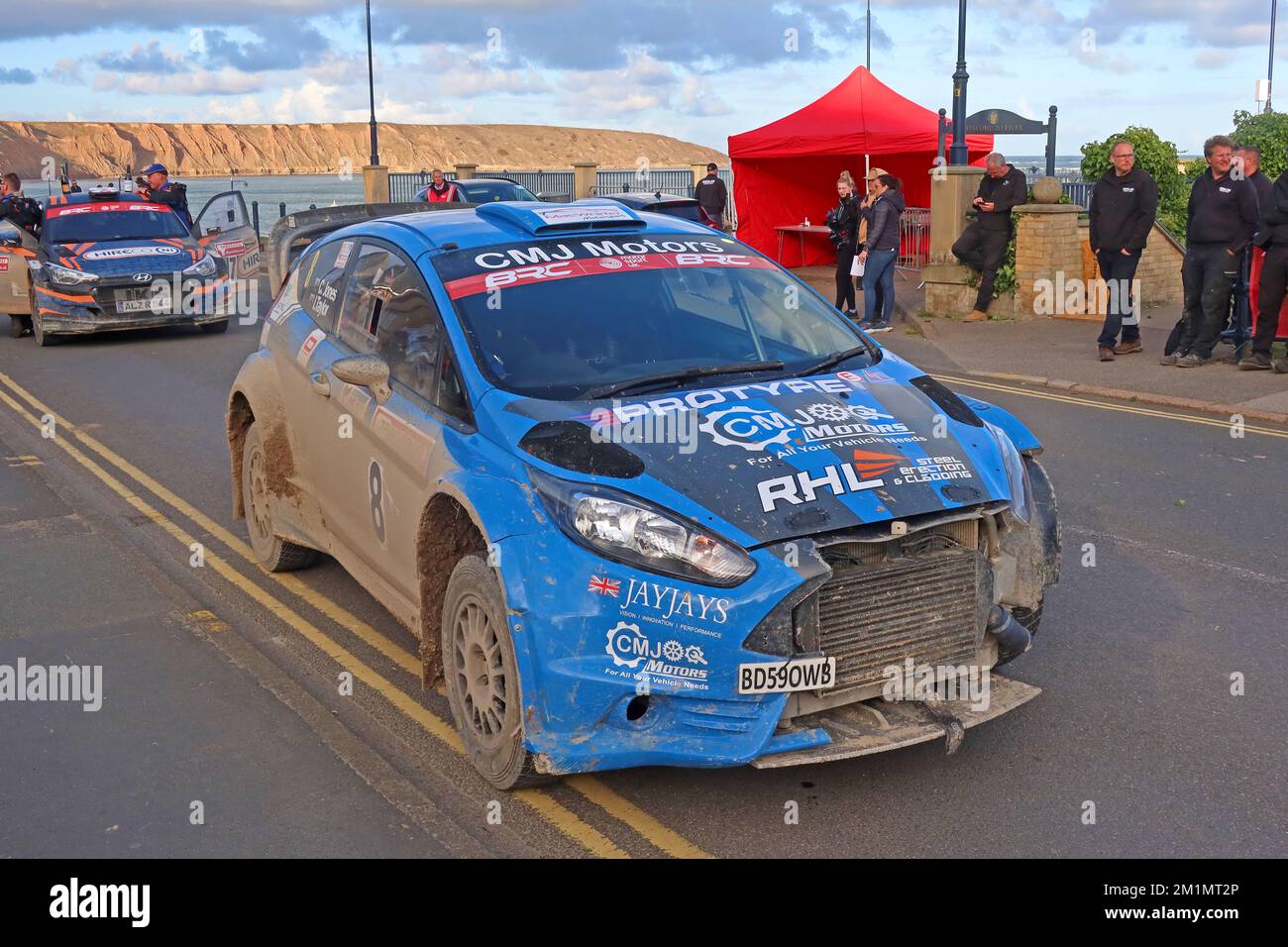 Car 8, Craig Jones et Ian Taylor Brecon, Stage à Filey 24th septembre 2022, Yorkshire Trackrod Motor Club Rally, Angleterre, Royaume-Uni Banque D'Images