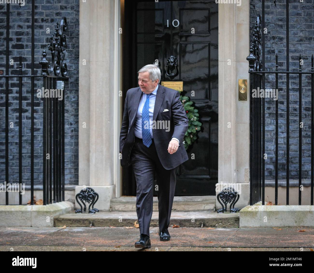 Londres, Royaume-Uni. 13th décembre 2022. Lord True, leader de la Chambre des Lords. Les ministres du parti conservateur du gouvernement Sunak assistent à la réunion hebdomadaire du cabinet au 10 Downing Street à Westminster. Credit: Imagetraceur/Alamy Live News Banque D'Images