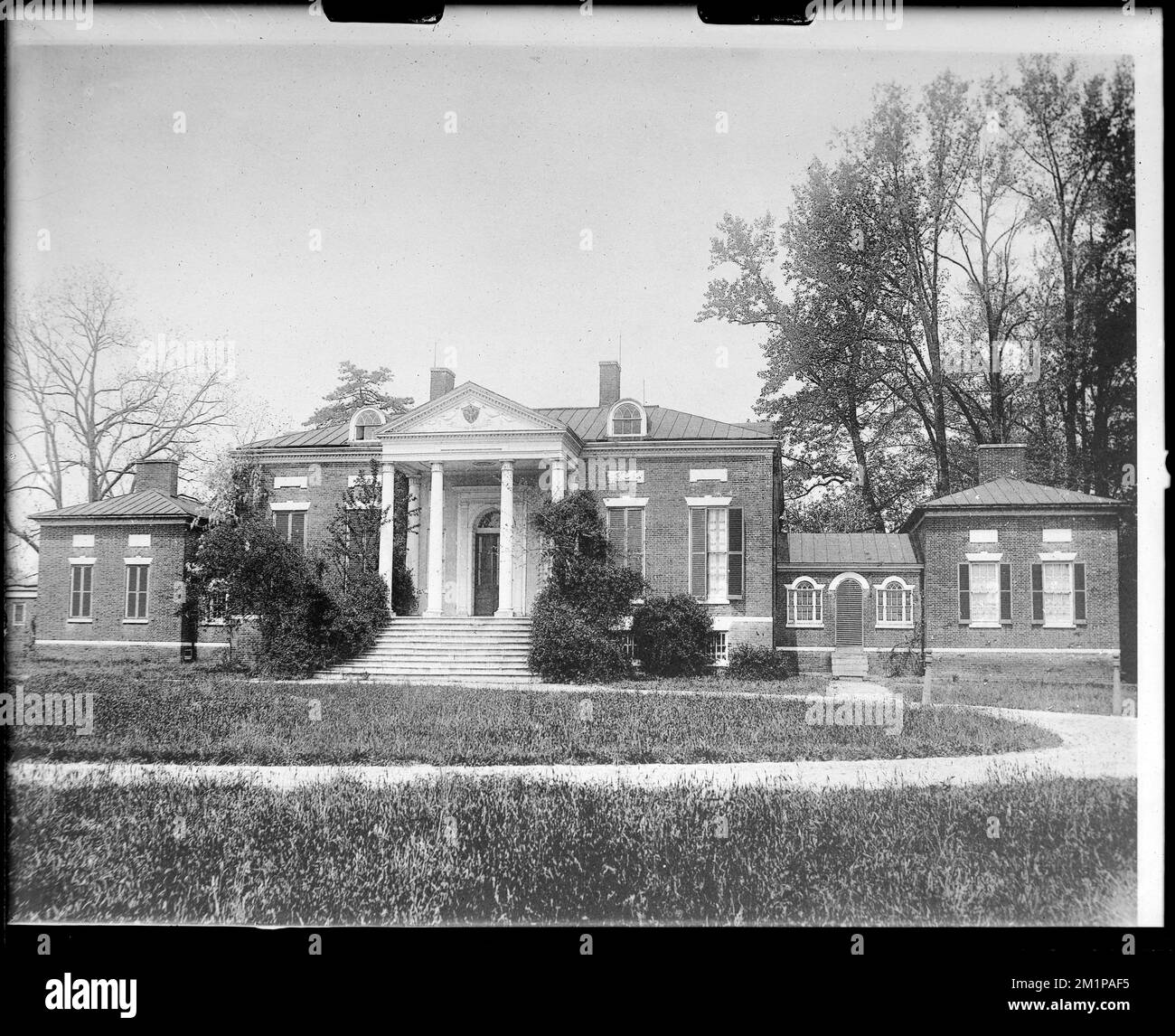 Baltimore, Maryland, 'Homewood' construit en 1803, par Charles Carroll de Carrolton , Maisons, Carroll, Charles, 1737-1832. Collection de négatifs sur plaque de verre de Frank cousins Banque D'Images