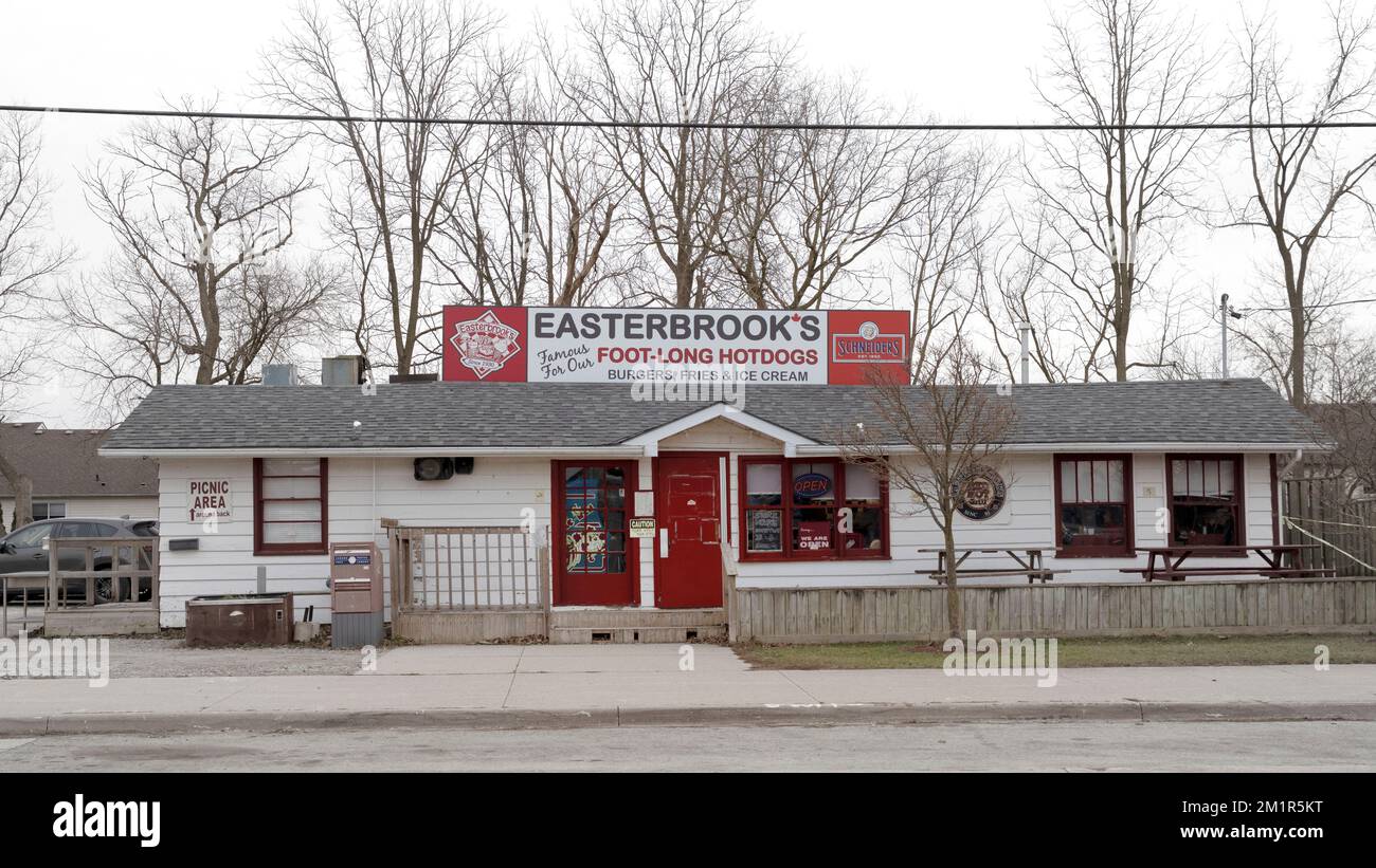 Restaurant Easterbrook en affaires depuis 1930 Hamilton Ontario Canada. Banque D'Images