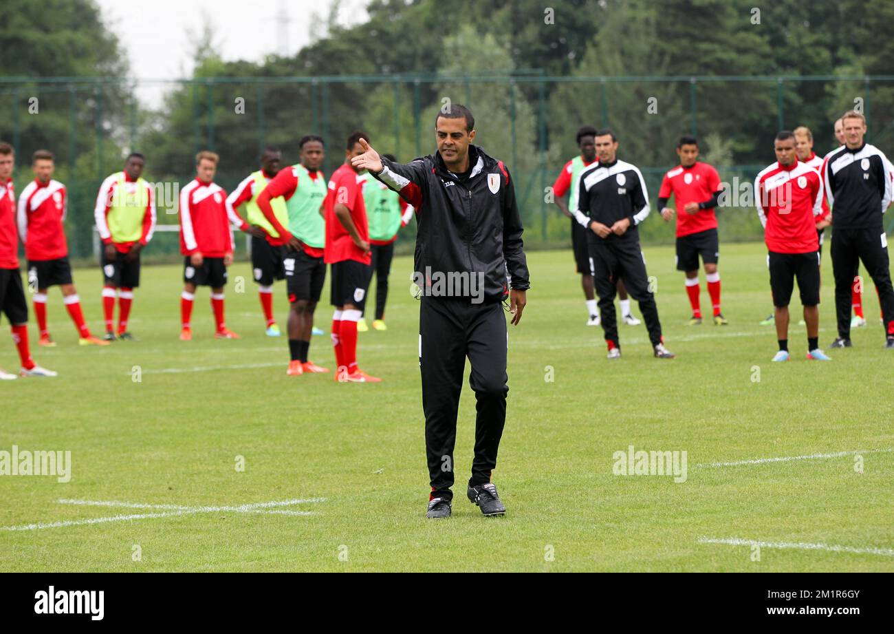 Guy Luzon, entraîneurchef de Standard, photographié lors d'une séance d'entraînement de l