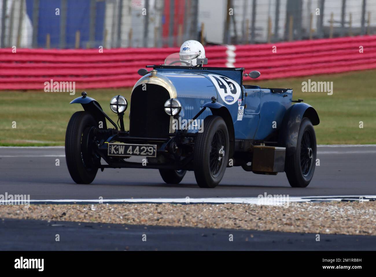 William Elbourn Jnr, Duncan Wiltshire, Bentley 3 litres, MRL Pre-War Sports Cars «BRDC 500», une course de 40 minutes avec l'option d'un second pilote dans un f Banque D'Images