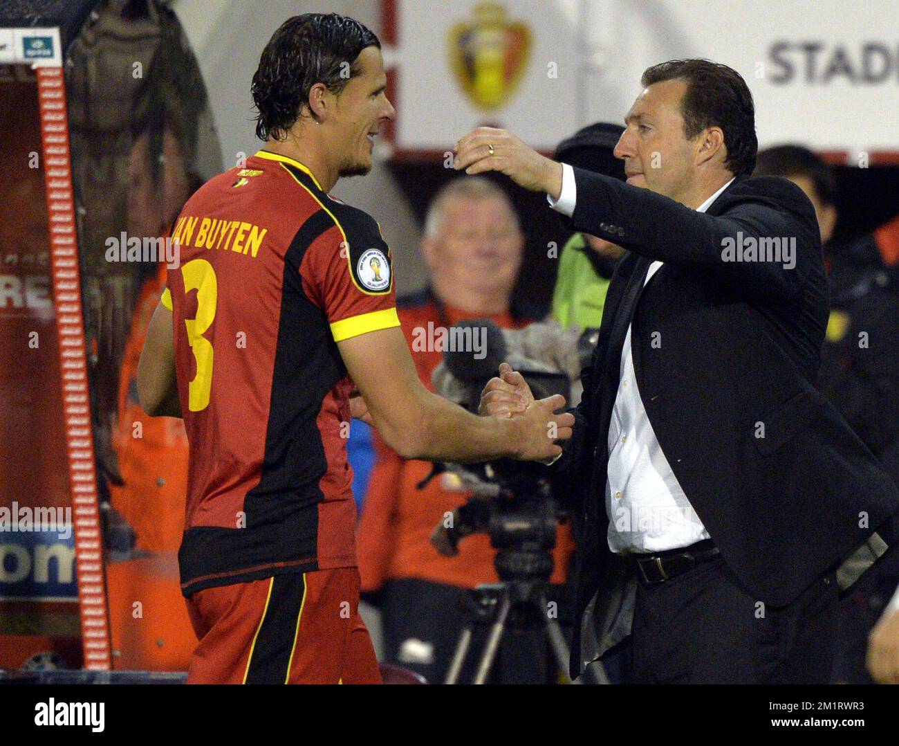 Autographe Daniel Van Buyten – Photo Dédicacée – Equipe Nationale Belgique Et Olympique Marseille