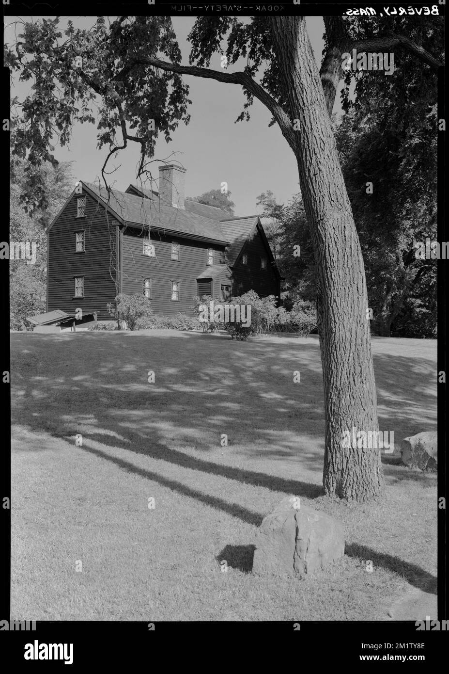 Beverly, John Balch House, été , Architecture, habitations. Collection de négatifs photographiques Samuel Chamberlain Banque D'Images