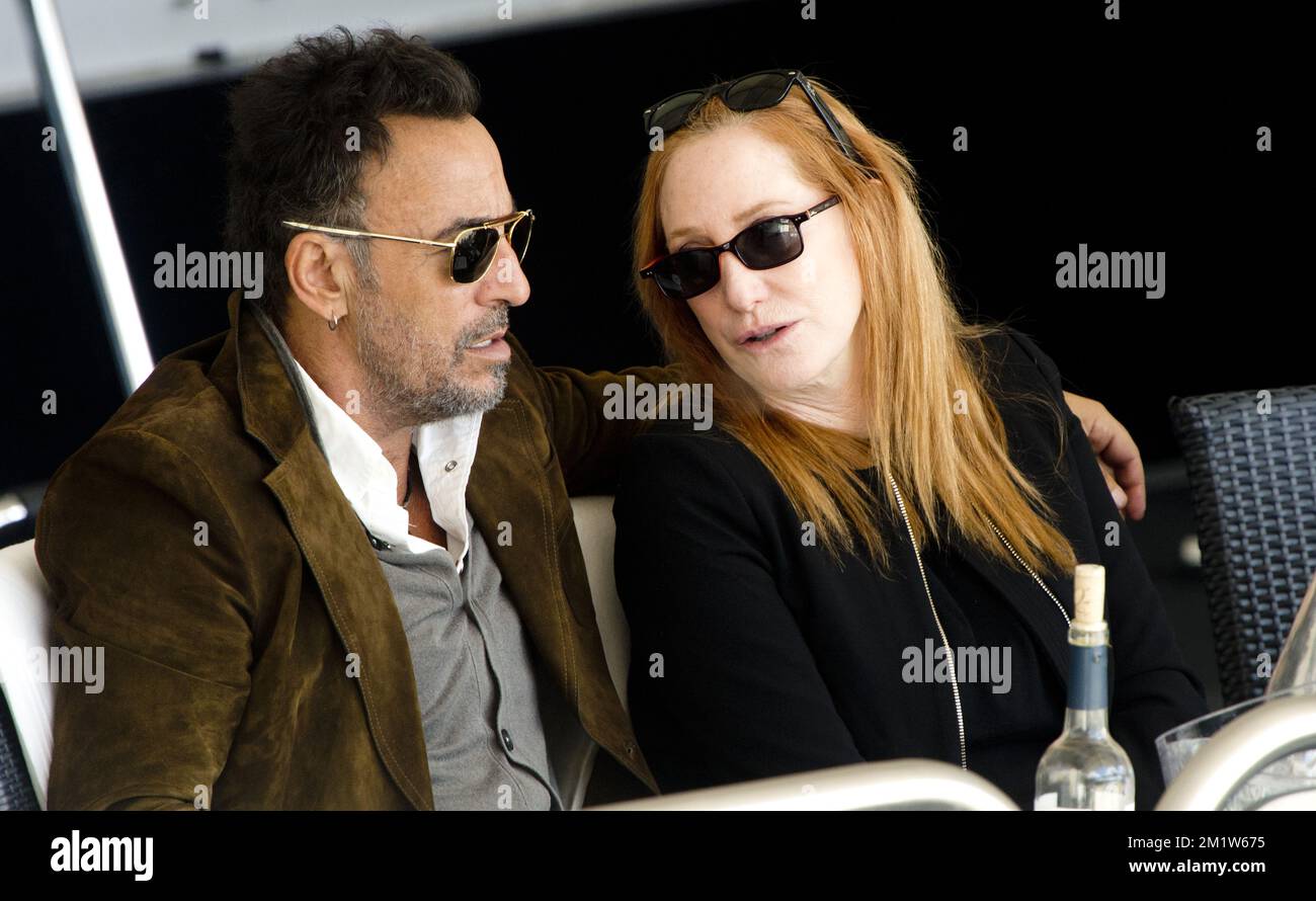 20140622 - ROTTERDAM, PAYS-BAS : Bruce Springsteen et sa femme Patti ...