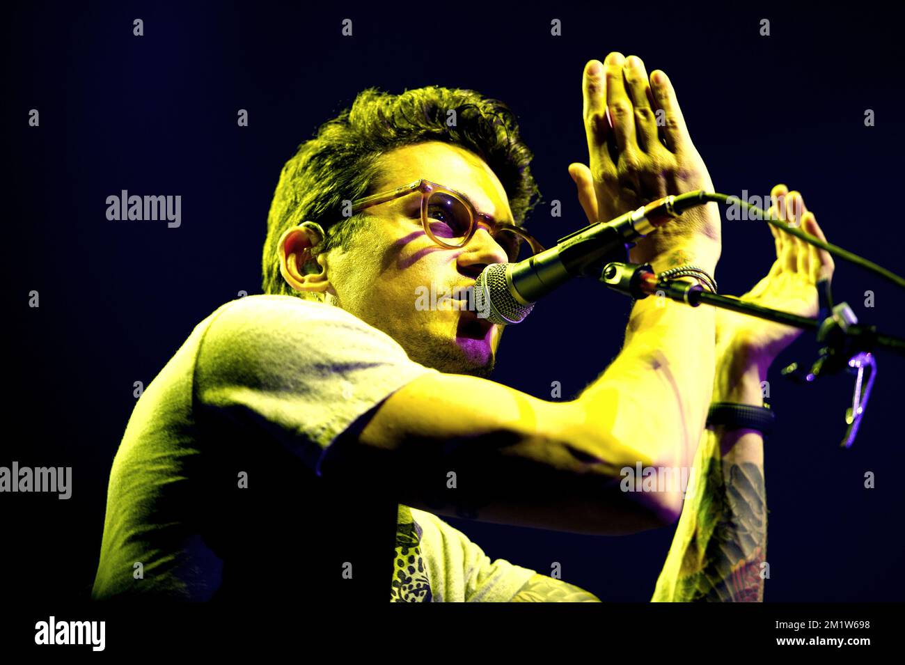 20140620 - AMSTERDAM, PAYS-BAS: Vendu concert du chanteur américain John Mayer (Born and Raised World Tour 2014) au Ziggo Dome d'Amsterdam. COPYRIGHT ROBIN UTRECHT Banque D'Images