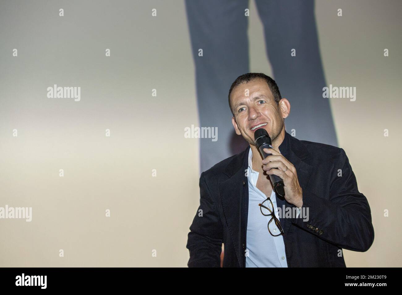 L'acteur et réalisateur français Dany Boon photographié à la première du film 'Radin', vendredi 23 septembre 2016 à Kinepolis Bruxelles. BELGA PHOTO HATIM KAGHAT Banque D'Images