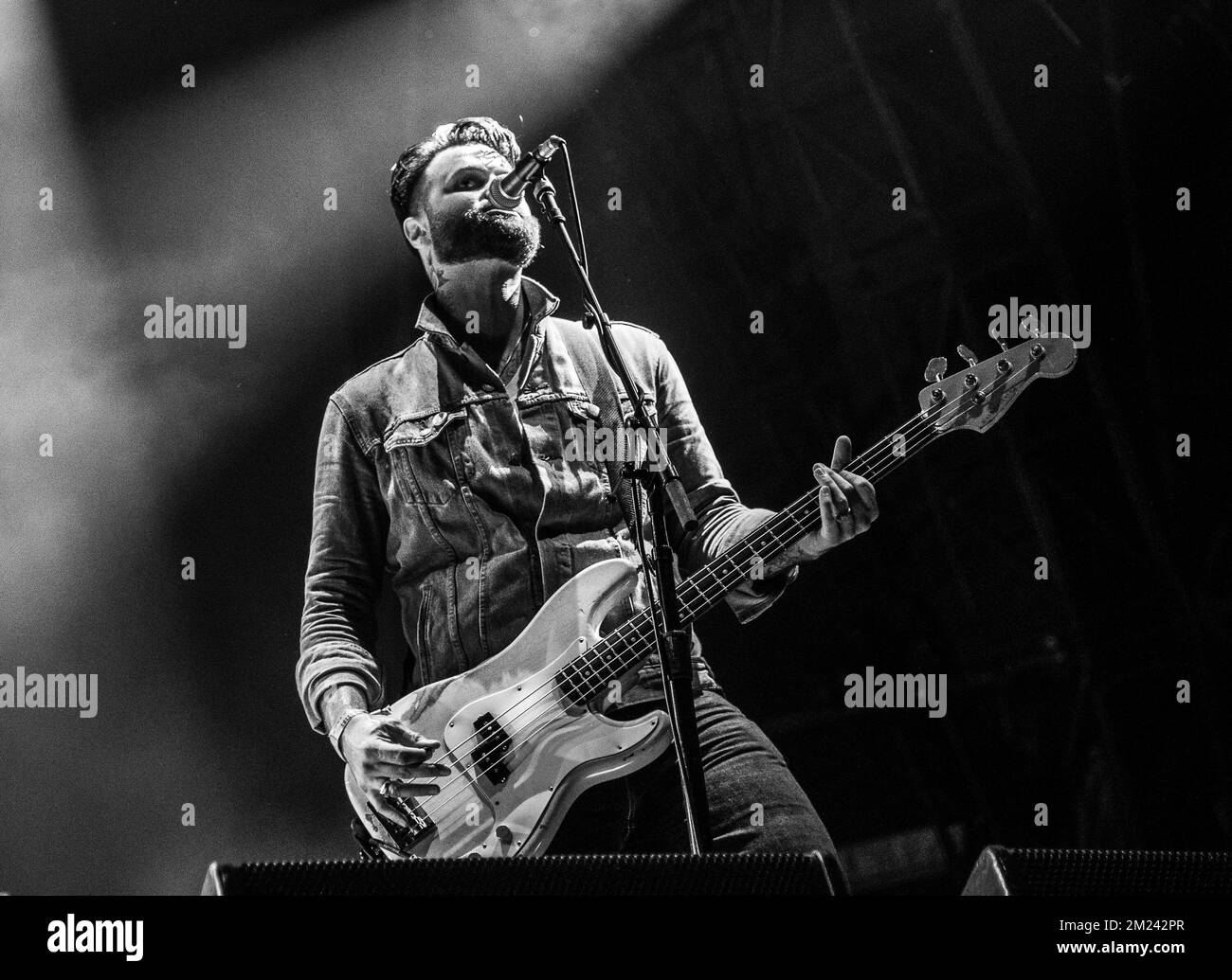 Governors ball - Gaslight Anthem en concert Banque D'Images