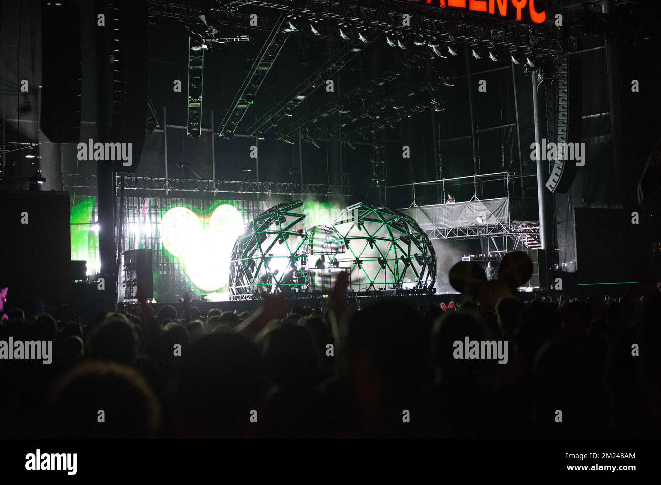 Governors ball - Deadmau5 en concert Banque D'Images