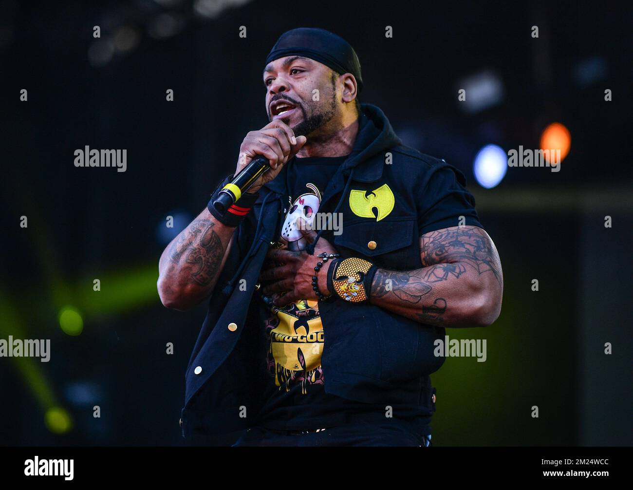 Governors ball - Wu Tang Clan en concert Banque D'Images