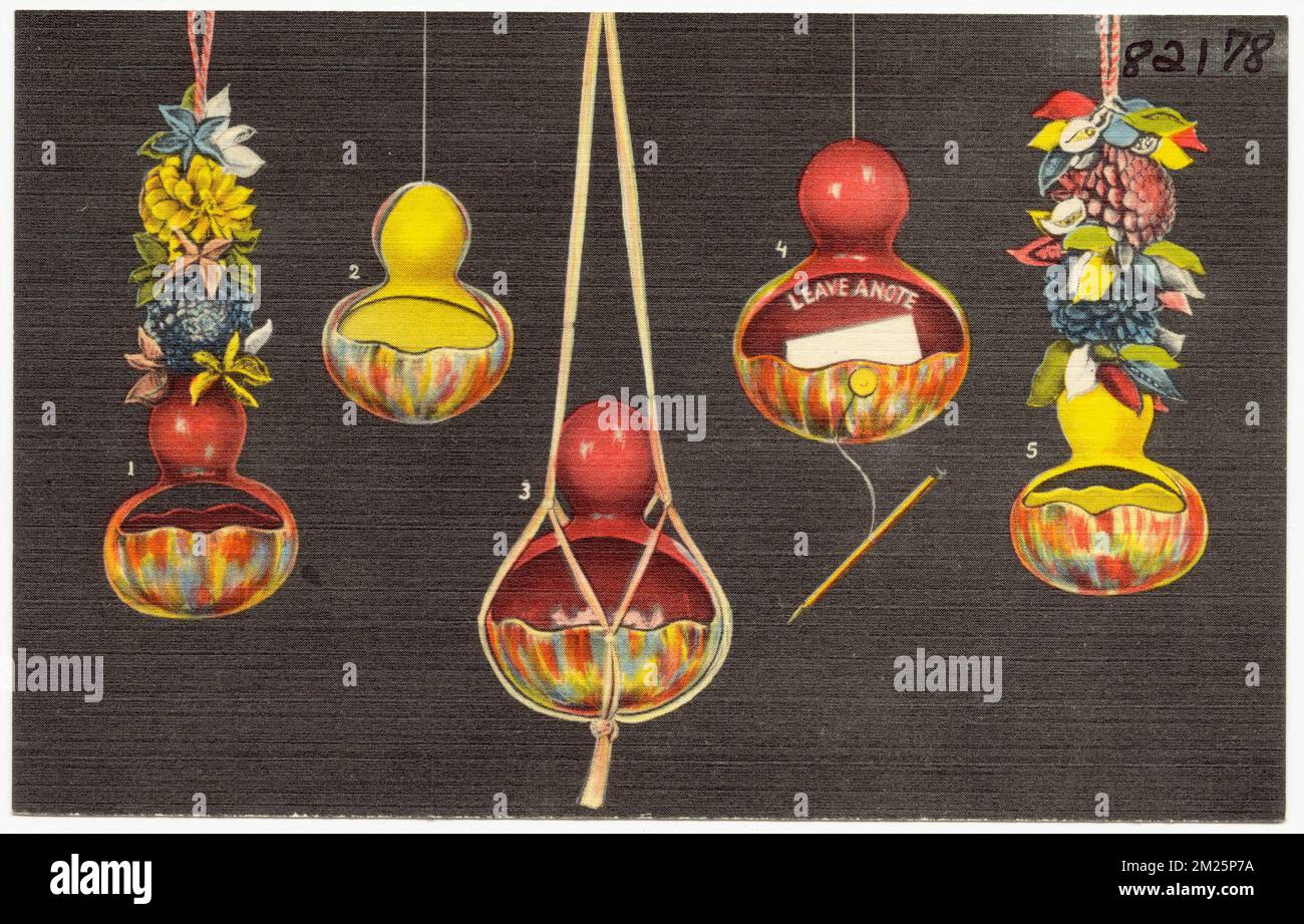 Casa California , Tichnor Brothers Collection, cartes postales des États-Unis Banque D'Images