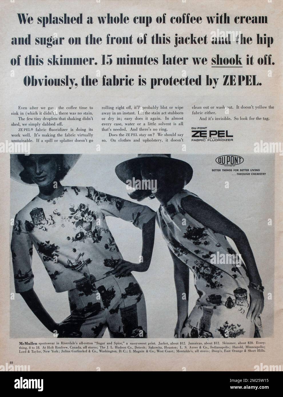 Vintage 17 avril 1964 Publicité du magazine 'Life', États-Unis Banque D'Images