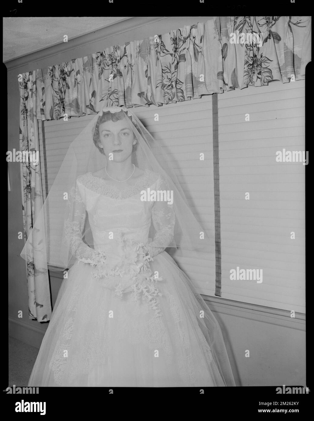 Catherine Ethel Amos épousa Richard H. Orleans , brides, Mariages. Collection Leon Abdalian Banque D'Images