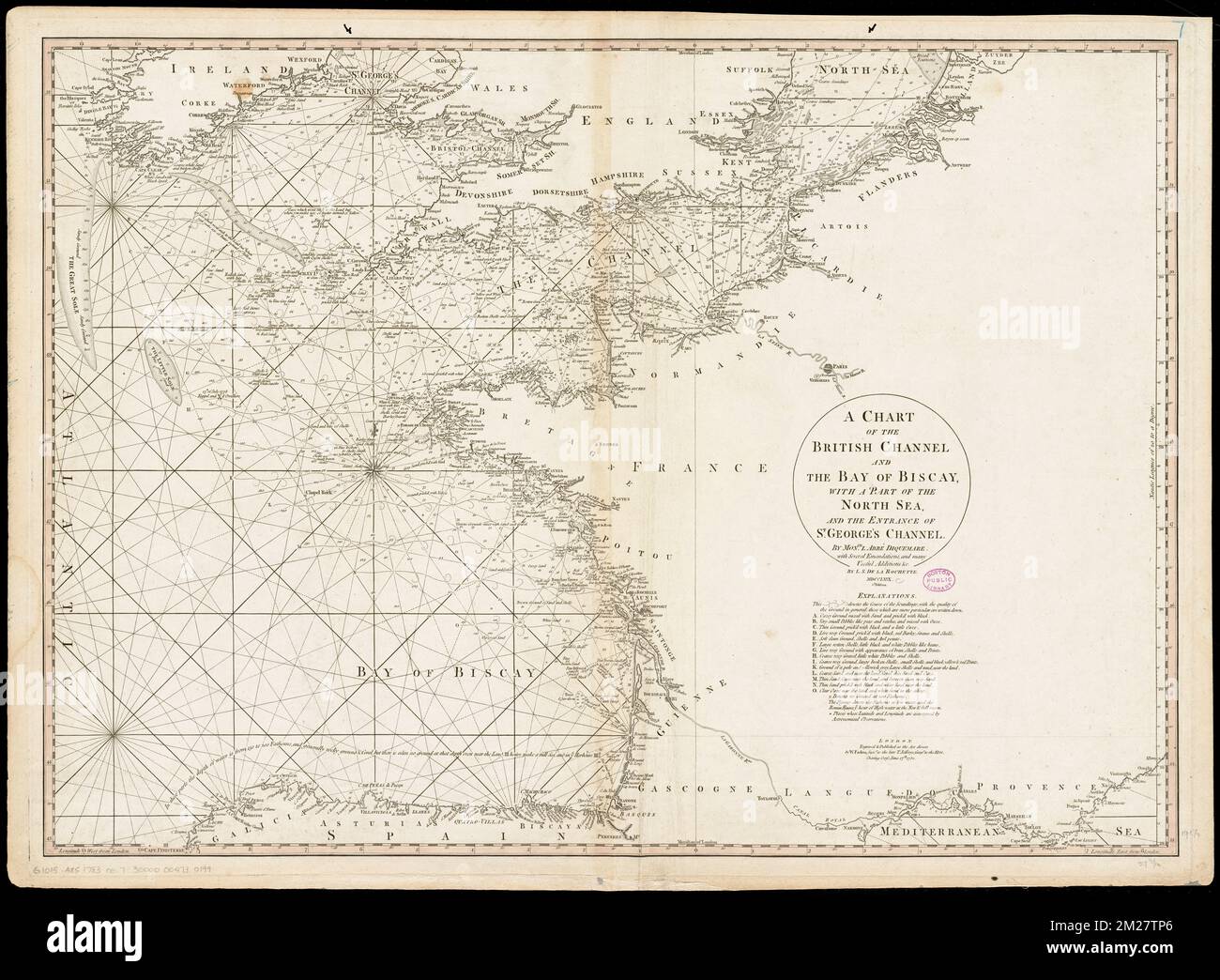 Carte Nautique Ancienne De 1889 - Port De Beaufort, Caroline Du Nord