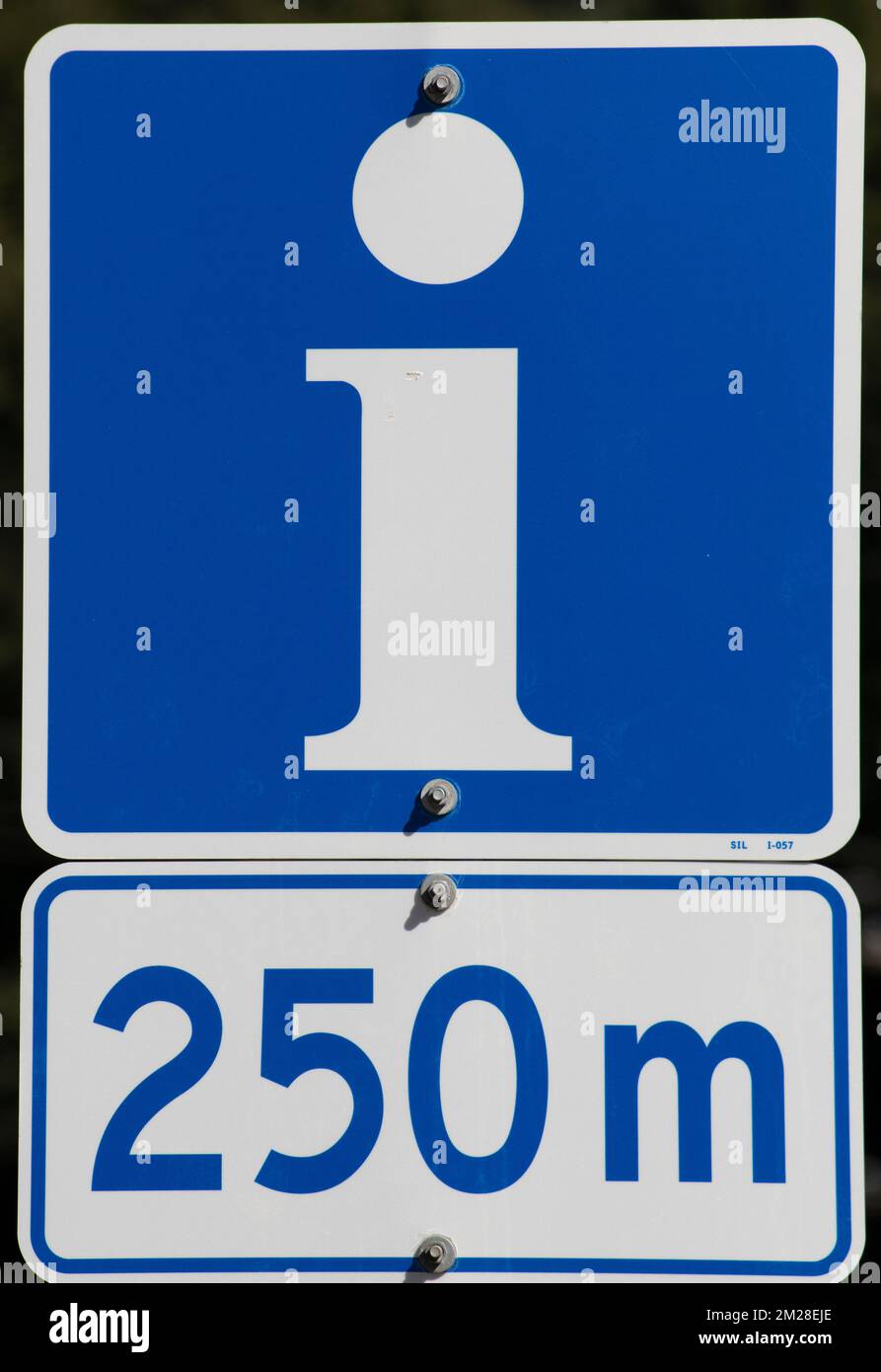 Panneau d'information à la zone de repos du lac des Bois à Chilliwack, Colombie-Britannique, Canada Banque D'Images