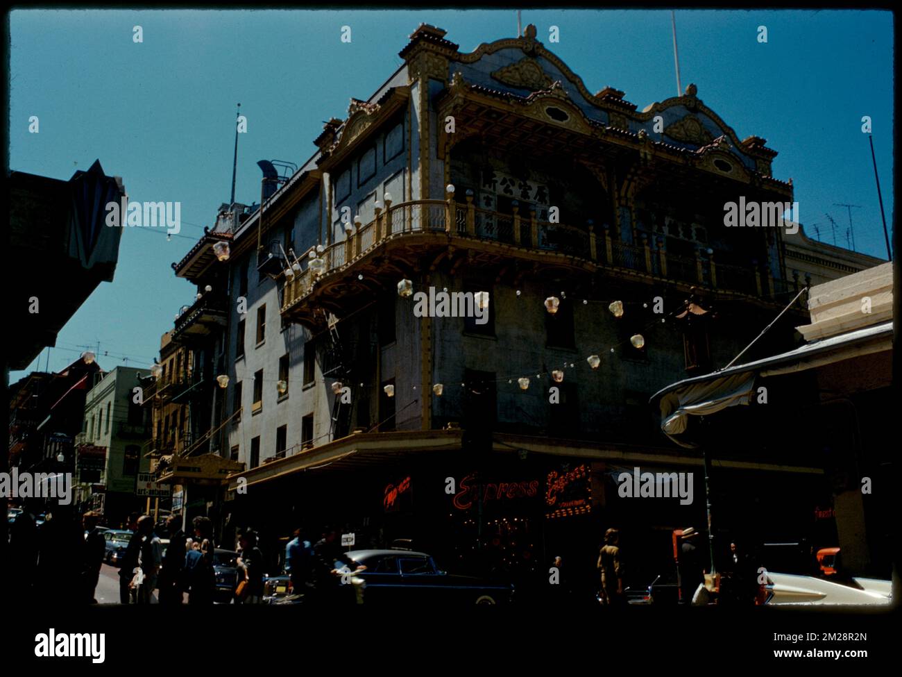 Chinatown, San Francisco , bâtiments, quartiers. Collection Edmund L. Mitchell Banque D'Images