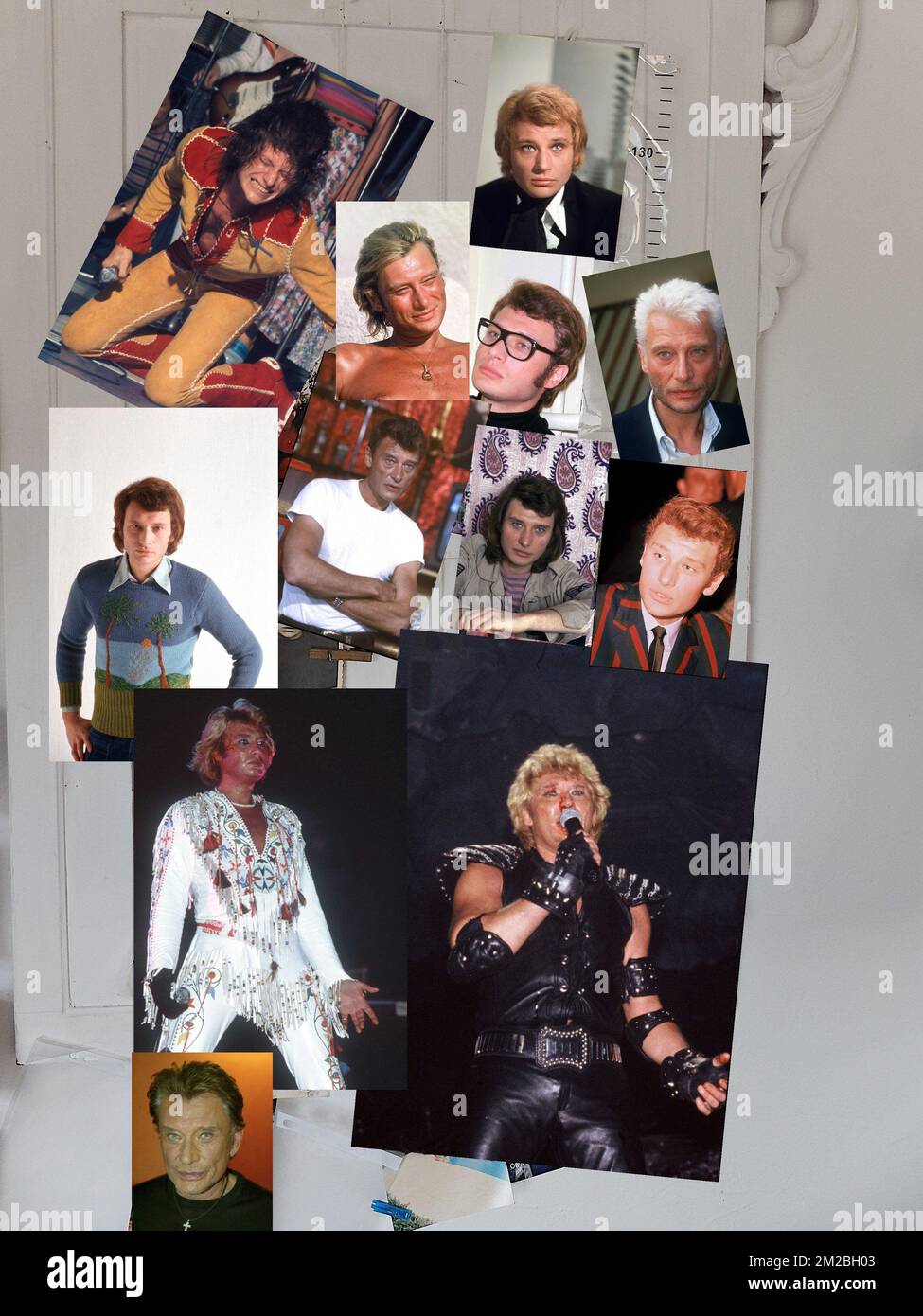 Chez un fan de Johnny | chez un fan de Johnny 10/12/2017 Banque D'Images