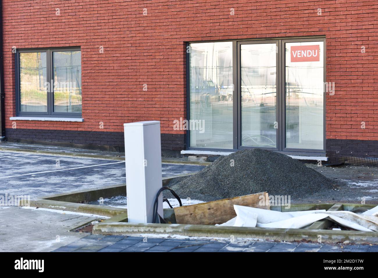 Logement Jardins de l'Orne | nouveaux logements les jardins de l'orne 10/02/2018 Banque D'Images