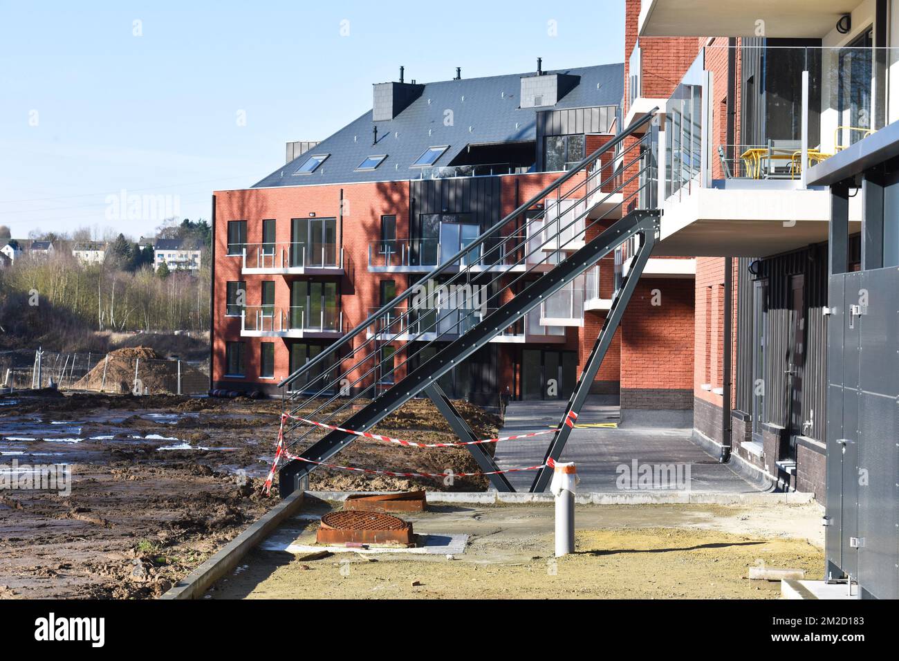 Logement Jardins de l'Orne | nouveaux logements les jardins de l'orne 10/02/2018 Banque D'Images