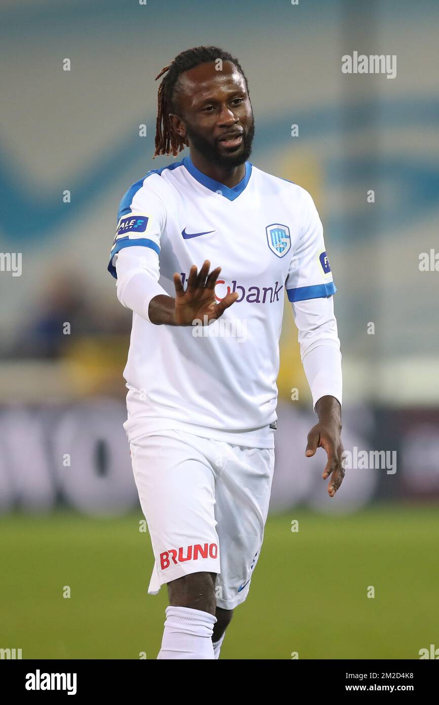 Dieumerci Ndongala de Genk photographié lors du match de la Jupiler Pro League entre le Club Brugge et Racing Genk, à Bruges, samedi 17 février 2018, le 27 jour de la Jupiler Pro League, la saison belge de championnat de football 2017-2018. BELGA PHOTO BRUNO FAHY Banque D'Images