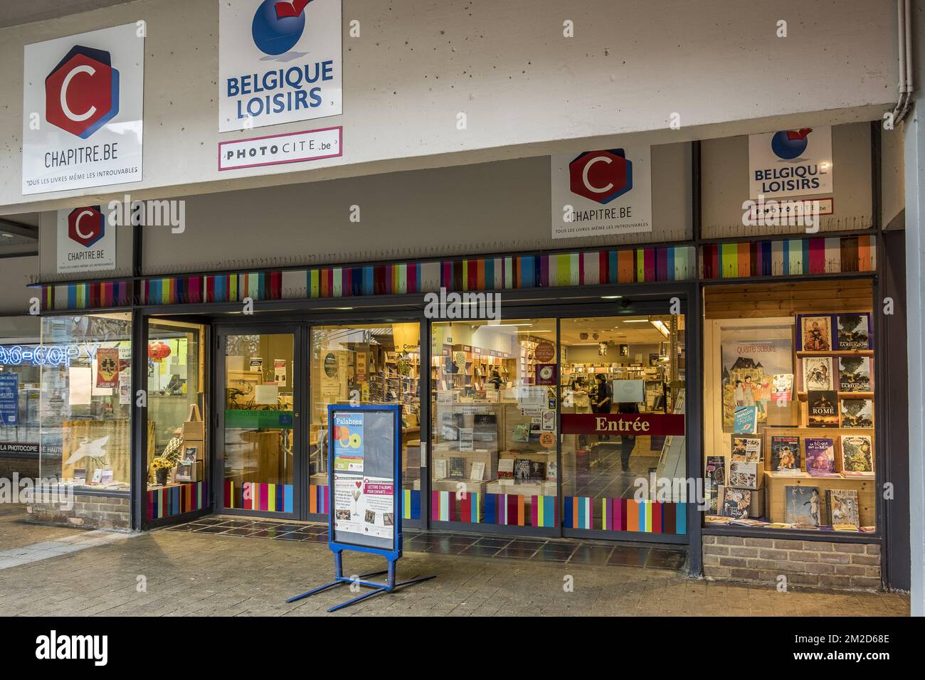 La librairie le Furet de Lille a rachete les deux points de vente Chapitre en Wallonie auprès d'Actissia. 16/02/2018 Banque D'Images