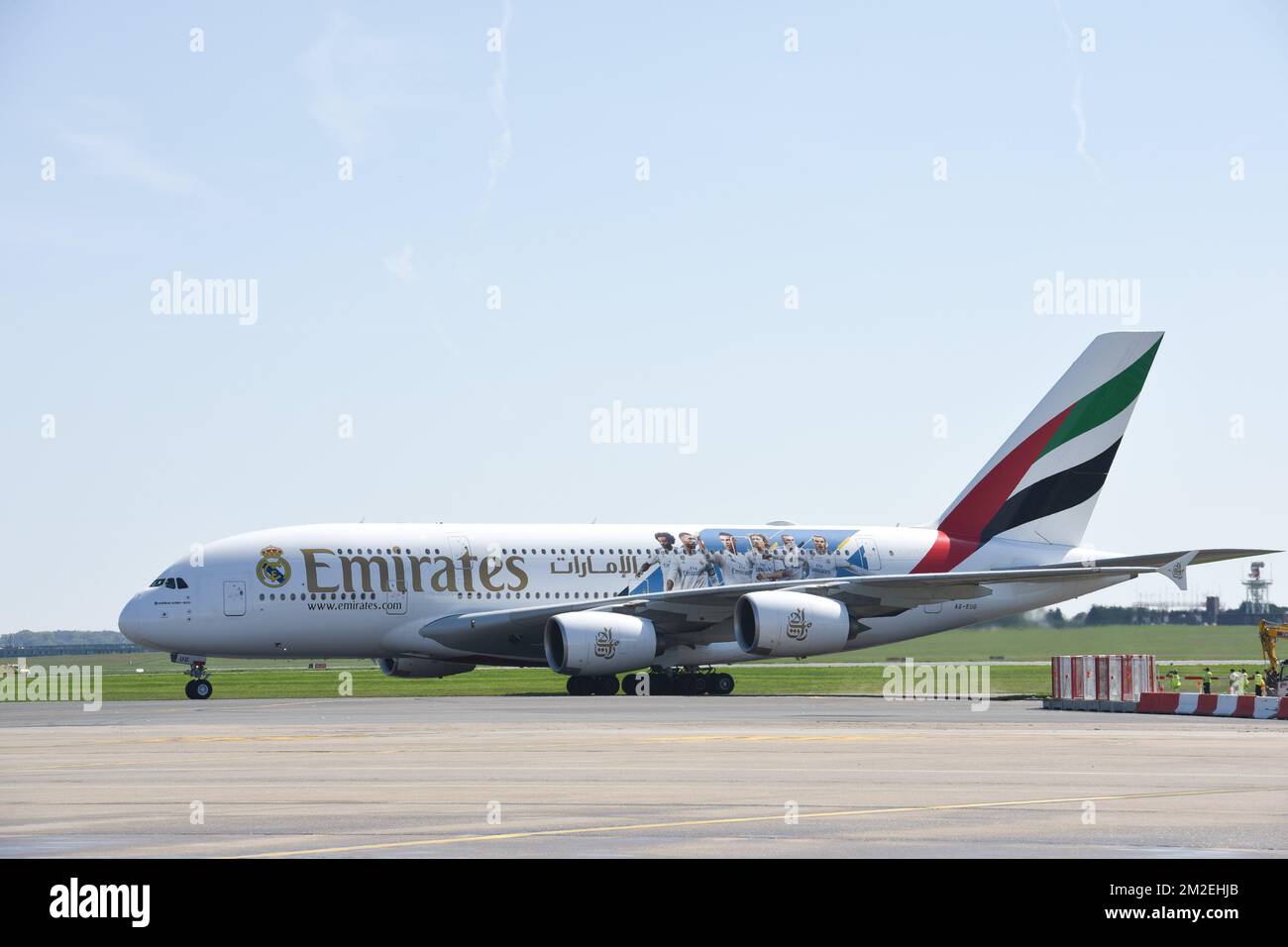 Ouverture d'une nouvelle structure pour gros avions | inauguration d'une nouvelle passerelle pour acceuillir les gros avions 19/04/2018 Banque D'Images