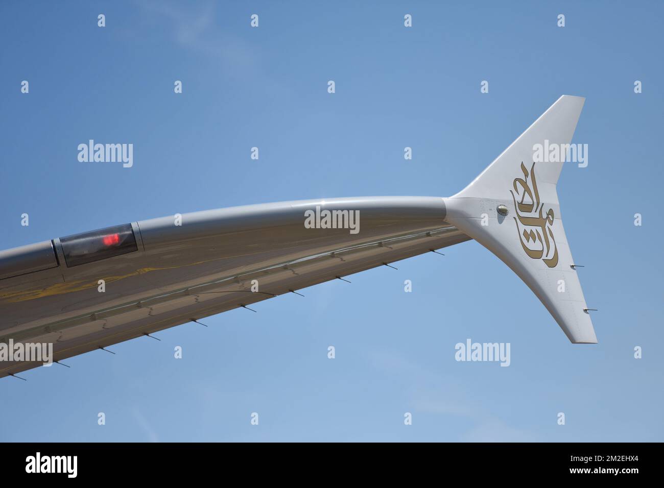 Ouverture d'une nouvelle structure pour gros avions | inauguration d'une nouvelle passerelle pour acceuillir les gros avions 19/04/2018 Banque D'Images