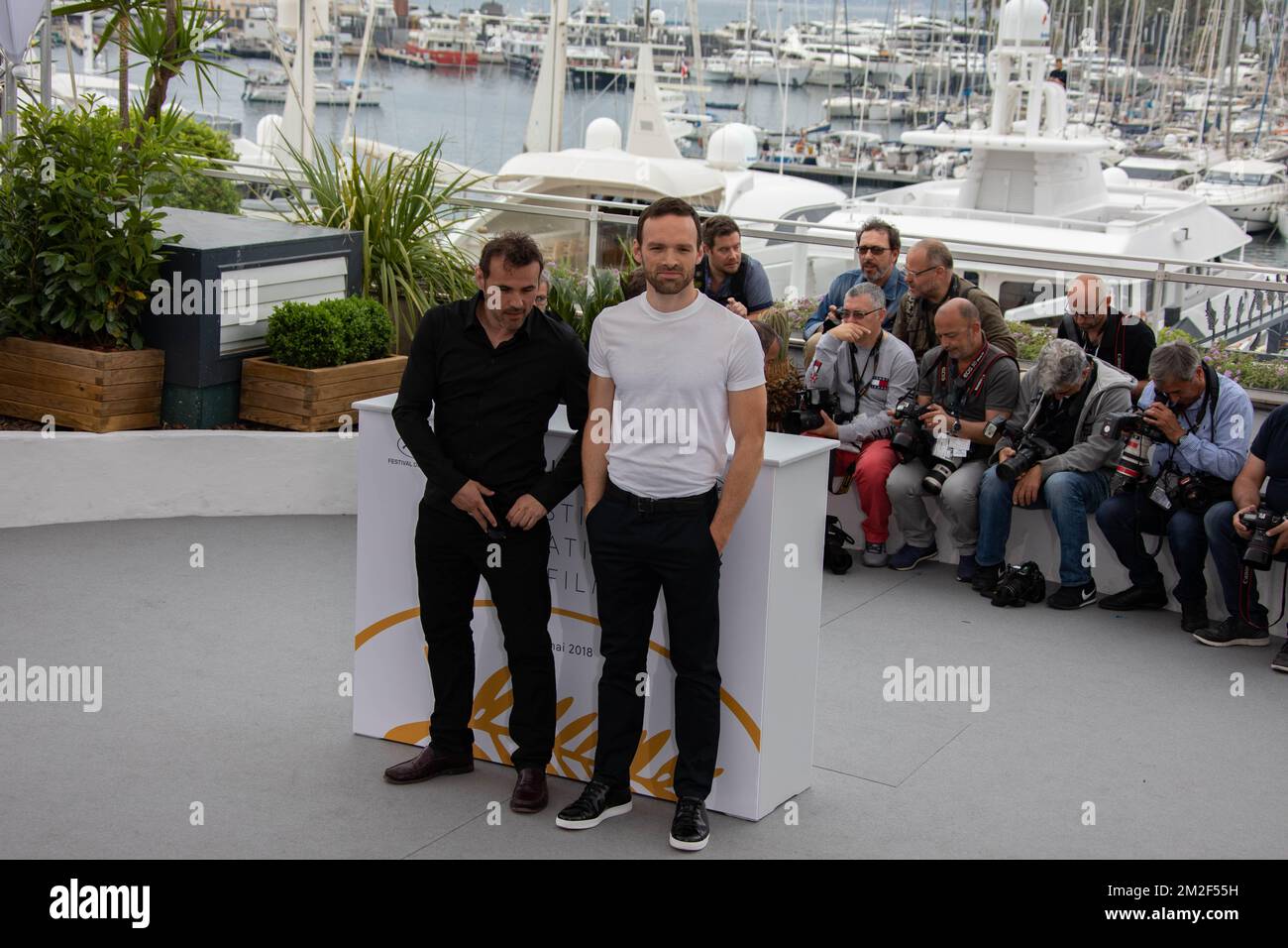 Photo du film "Gueule d'Ange", avec la Directrice Vanessa Filho, l'actrice Ayline Aksoy-Etaix et l'actrice Marion Cottilard, pendant le 71 ème Festival de Cannes, au Palais des Festival de Cannes. | Photocall du film « Gueule d'Ange », avec la réalisatrice Vanessa Filho, l'actrice Ayline Aksoy-Etaix et l'actrice Marion Cottilard, durant le 71 eme Festival de Cannes, au palais des Festival à Cannes. 12/05/2018 Banque D'Images