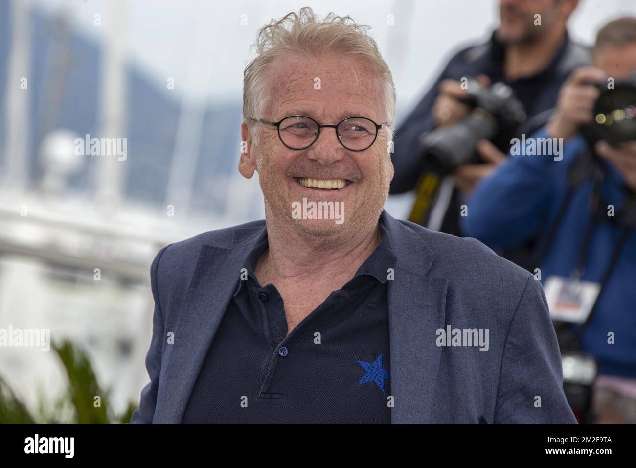 Daniel Cohn-Bendit assiste au photocall de 'la Traversee' lors du Festival annuel de Cannes 71st au Palais des Festivals | Daniel Cohn-Bendit assiste au photocall de 'la Traversee' lors du 71e Festival de Cannes au Palais des Festivals. 14/05/2018 Banque D'Images
