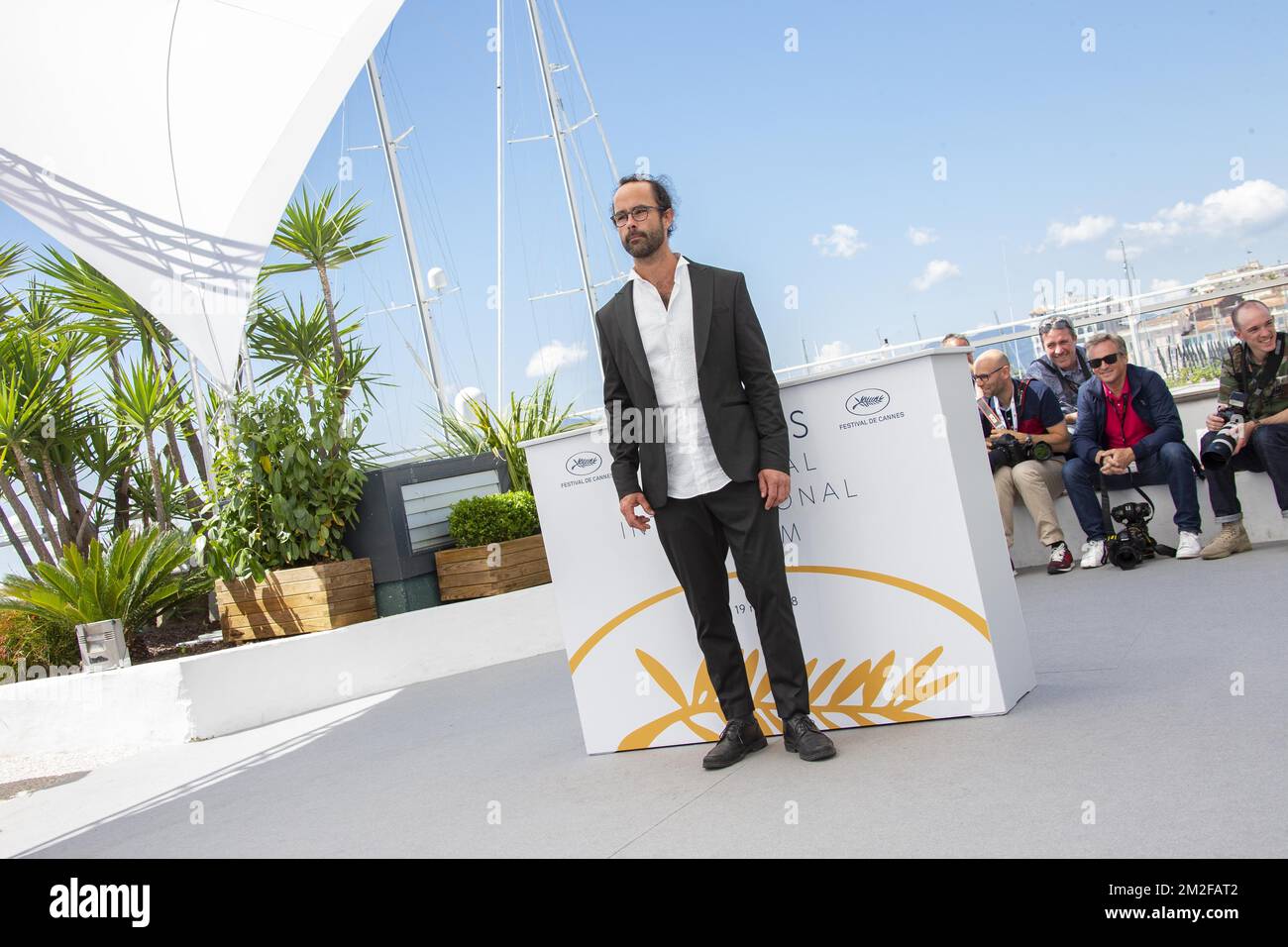 Cédric HERROU assiste au Photocall 'libre' lors du Festival annuel de Cannes 71st au Palais des Festivals | Cédric HERROU assiste au Photocall de 'libre' lors du 71e Festival de Cannes au Palais des Festivals. 18/05/2018 Banque D'Images