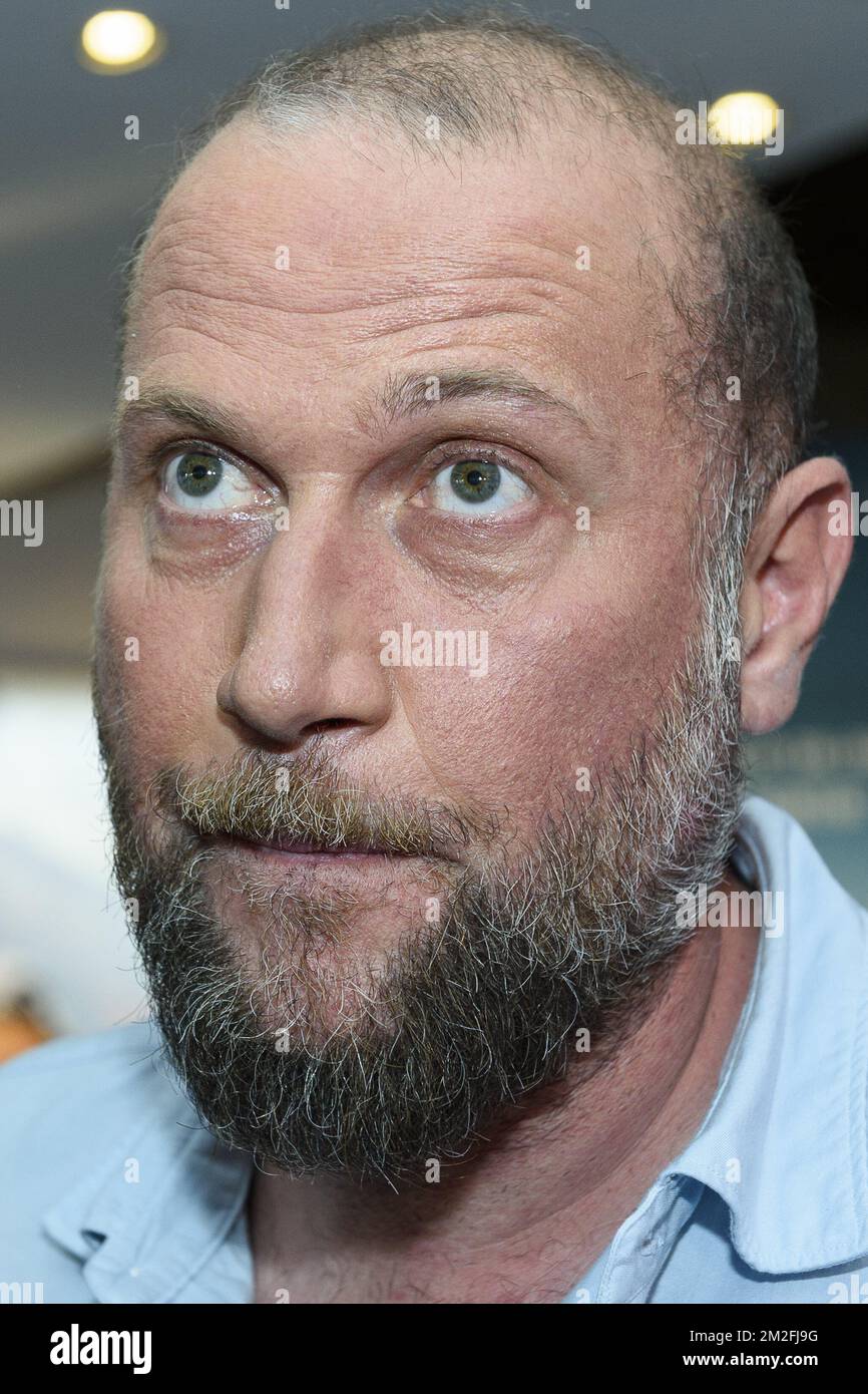 Avant-première du film mon Ket au cinéma UGC de Brouckere en présence de François Damiens lancement du film mon Ket à l'UGC de Brouckere. PIX: François Damiens crédit: JMQuinet/Reporters 26/05/2018 Banque D'Images