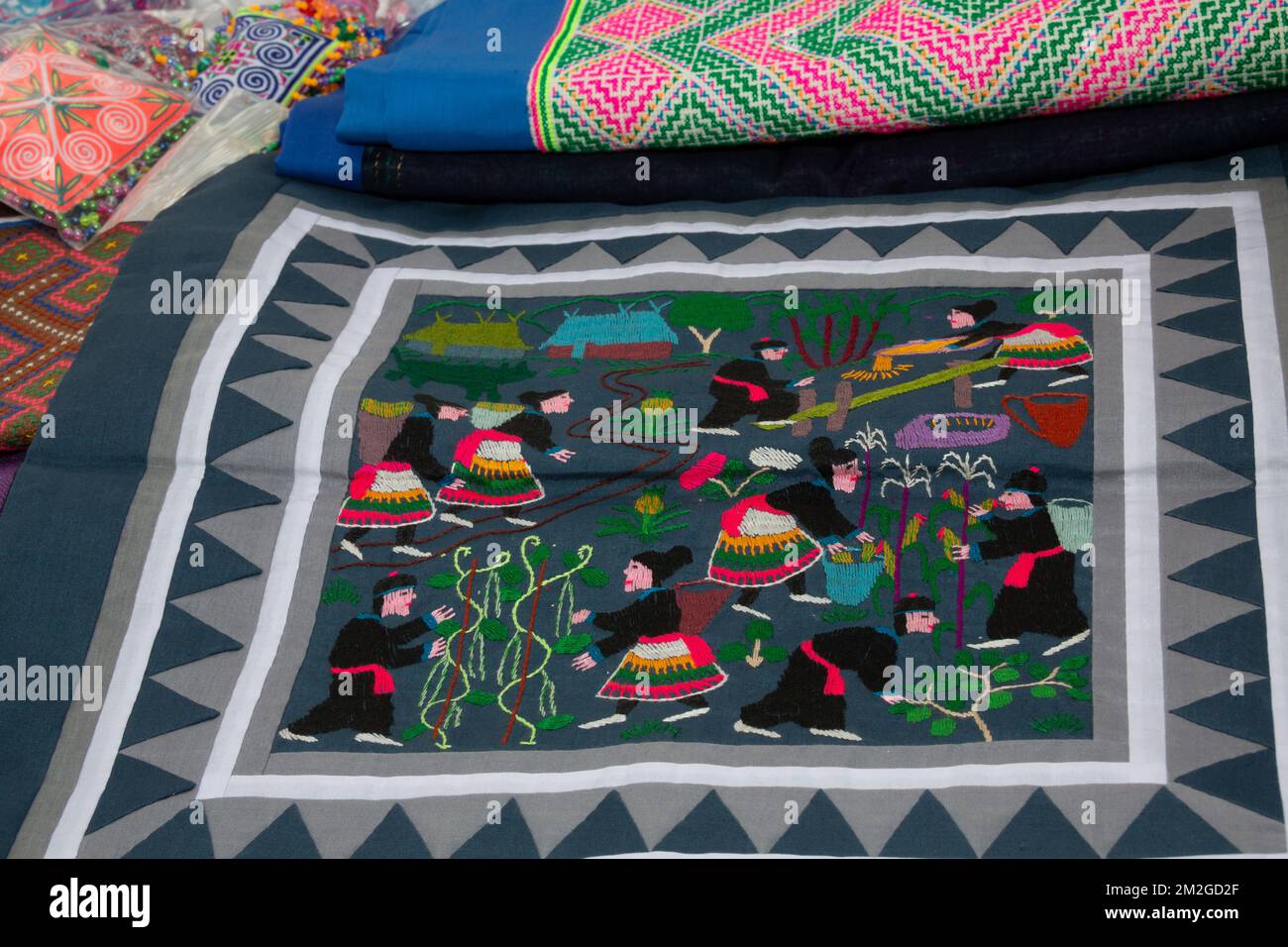 Hmong New Year Celebration au parc El Dorado à long Beach, CA Banque D'Images