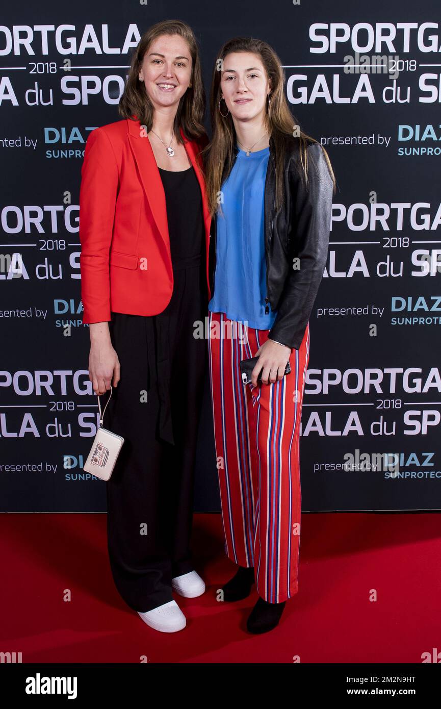 L'illustration montre l'invité sur le tapis rouge lors de la soirée de gala pour le sport des femmes et des hommes de l'année 2018, samedi 22 décembre 2018, à Bruxelles. BELGA PHOTO LAURIE DIEFFEMBACQ-JASPER JACOBS-GREGORY VAN GANSEN-PHILIPPE CROCHET Banque D'Images