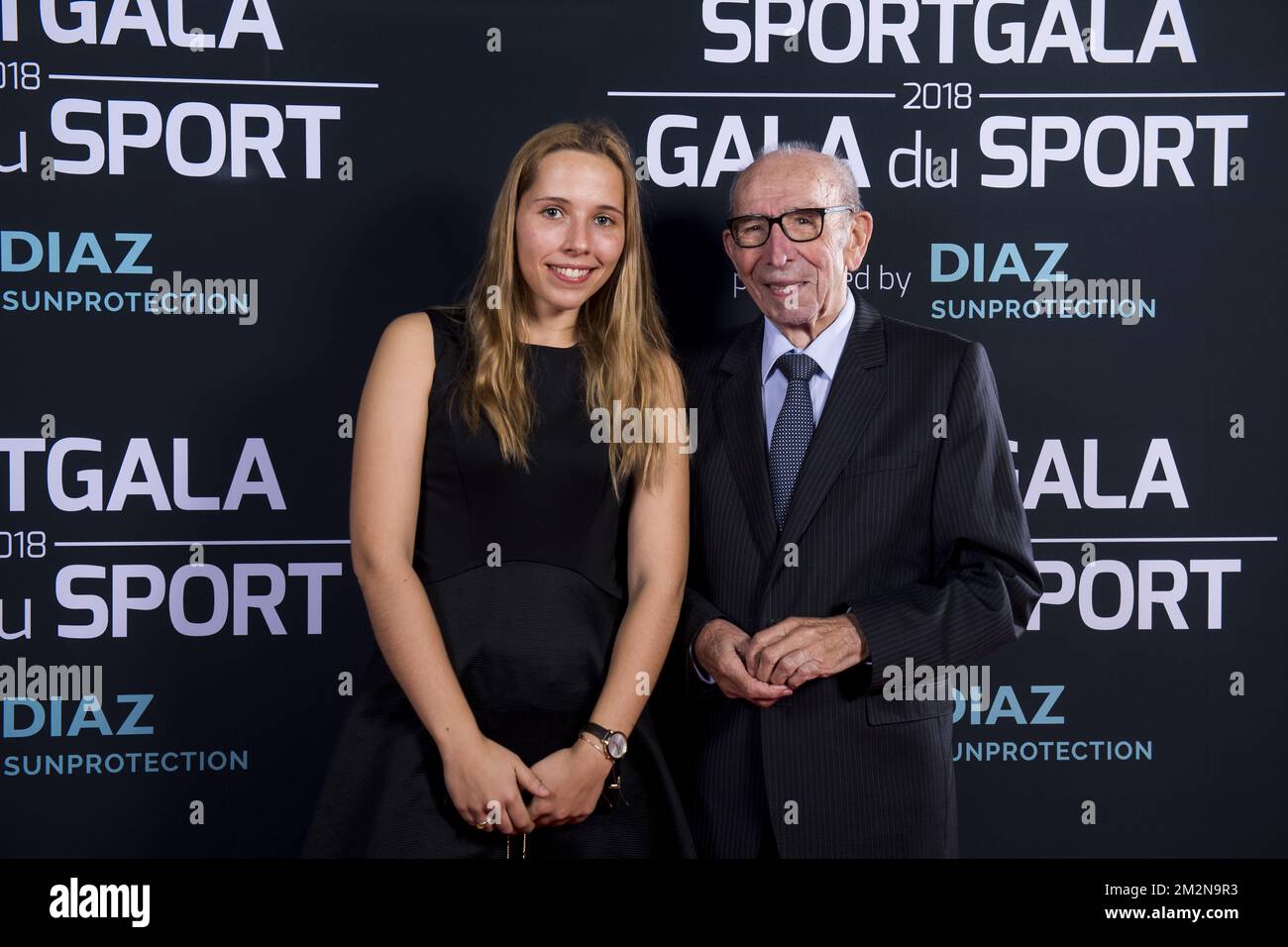 Roger Moens photographié sur le tapis rouge la soirée de gala pour les femmes et hommes sportifs de l'année 2018, samedi 22 décembre 2018, à Bruxelles. BELGA PHOTO LAURIE DIEFFEMBACQ-JASPER JACOBS-GREGORY VAN GANSEN-PHILIPPE CROCHET Banque D'Images