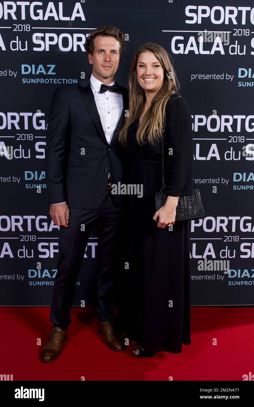 Le marin belge Evi Van Acker photographié sur le tapis rouge avant la soirée de gala pour les femmes et hommes sportifs de l'année 2018, samedi 22 décembre 2018, à Bruxelles. BELGA PHOTO LAURIE DIEFFEMBACQ-JASPER JACOBS-GREGORY VAN GANSEN-PHILIPPE CROCHET Banque D'Images