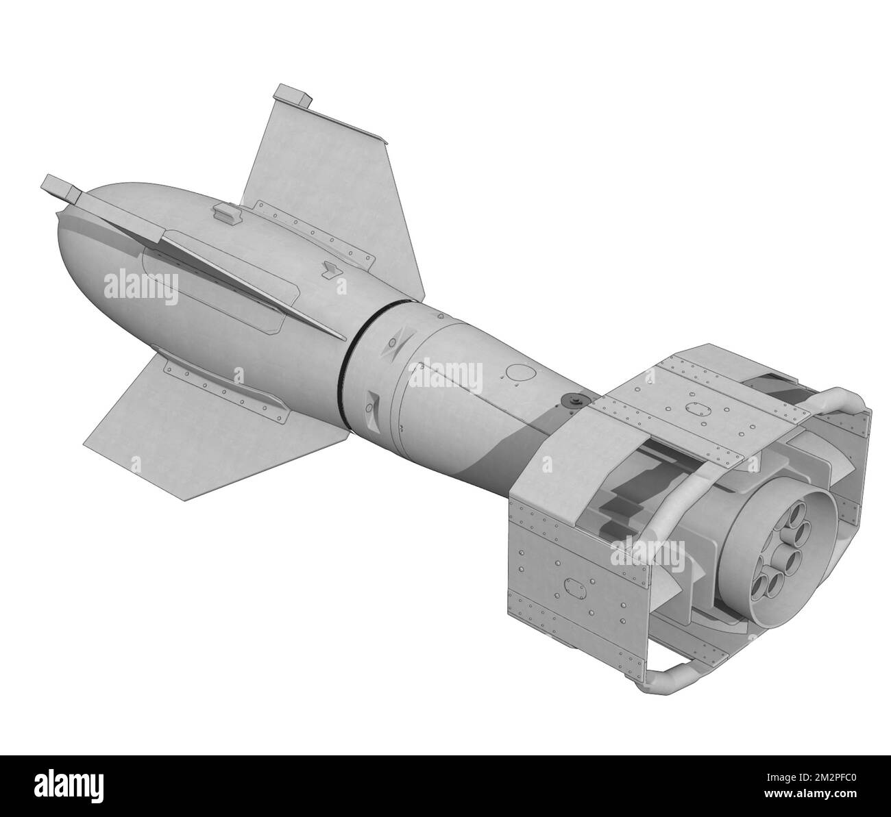 WW2 missile guidé Banque D'Images