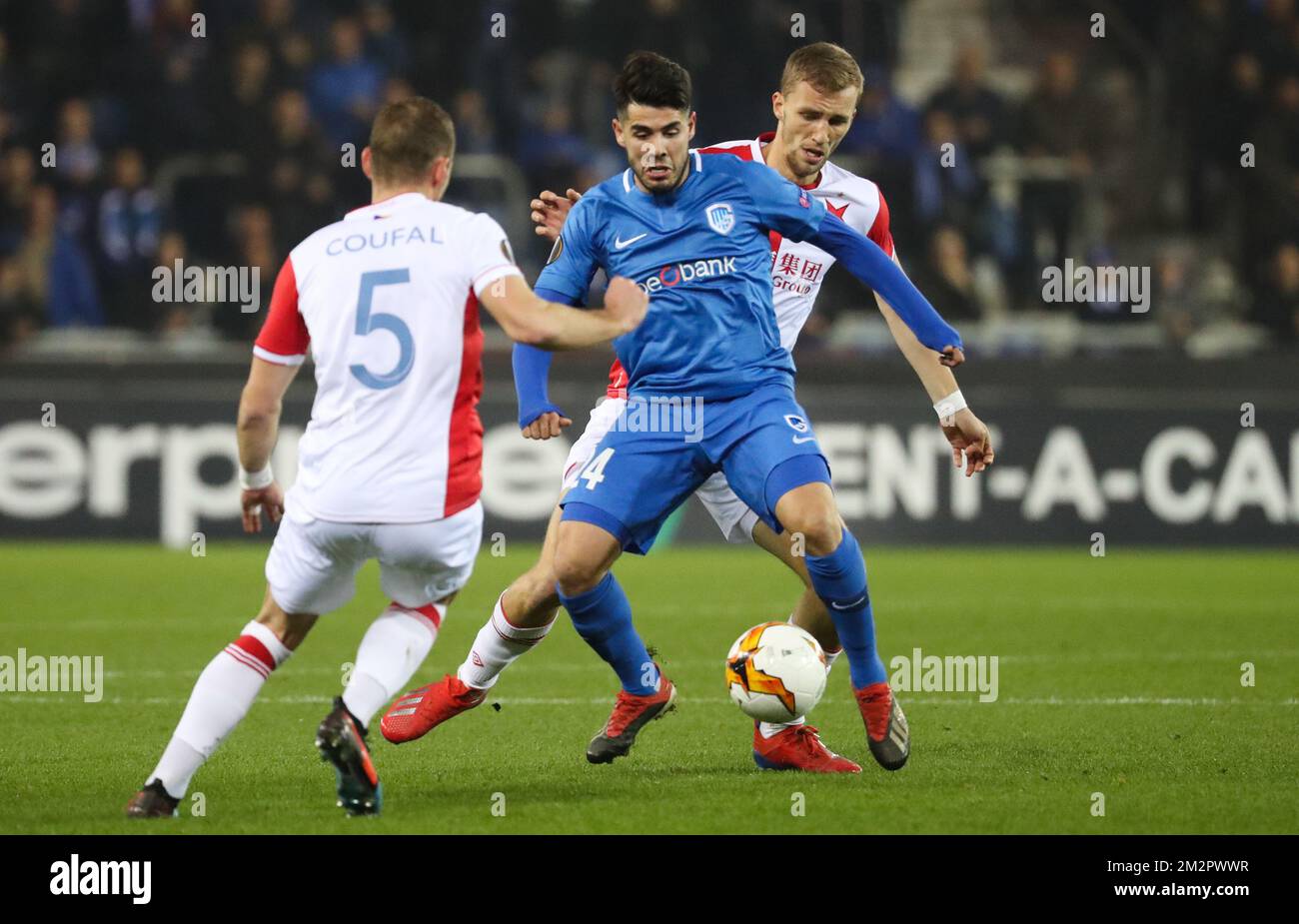 Armoiries du FC Slavia Prague (Praha), club de football de la République tchèque Photo Stock - Alamy