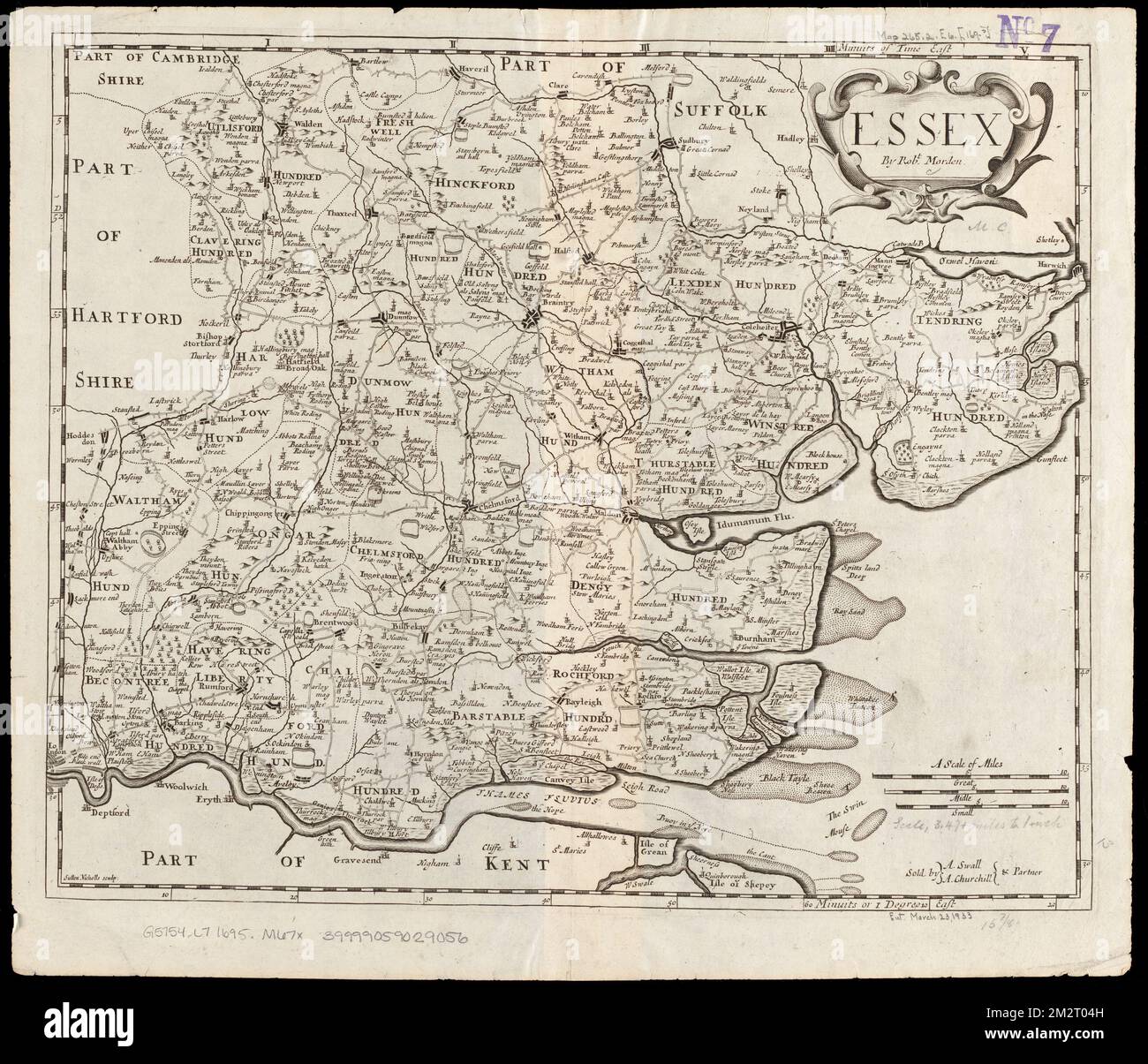 Essex , Essex Angleterre, cartes Norman B. Leventhal Map Center Collection Banque D'Images Essex , Essex Angleterre, cartes Norman B. Leventhal Map Center Collection Banque D'Images