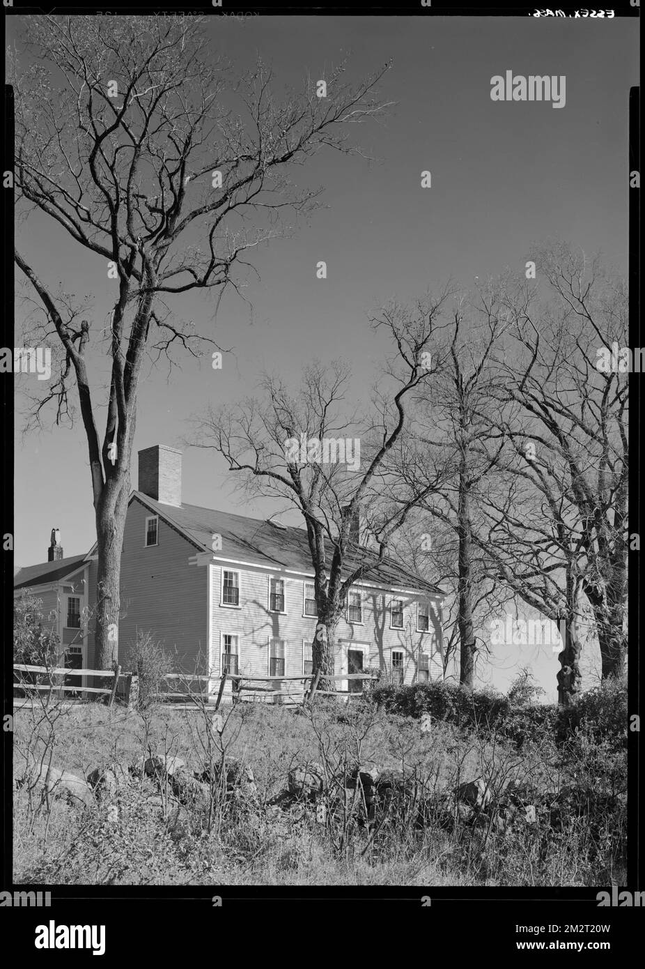 Essex, extérieur de maison , Architecture, habitations. Collection de négatifs photographiques Samuel Chamberlain Banque D'Images