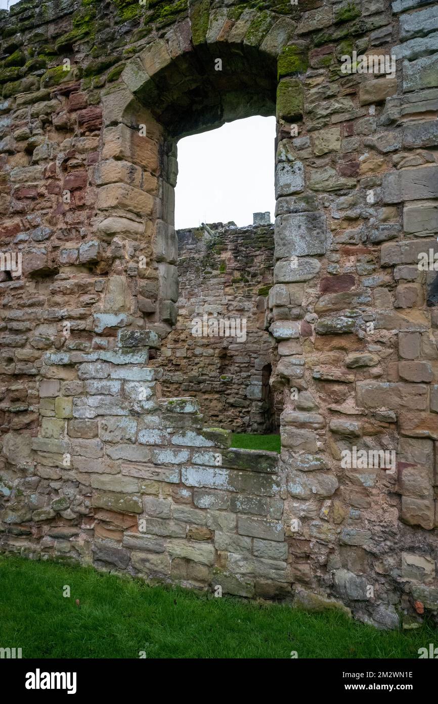 Ruines du château d'Ashby Banque D'Images