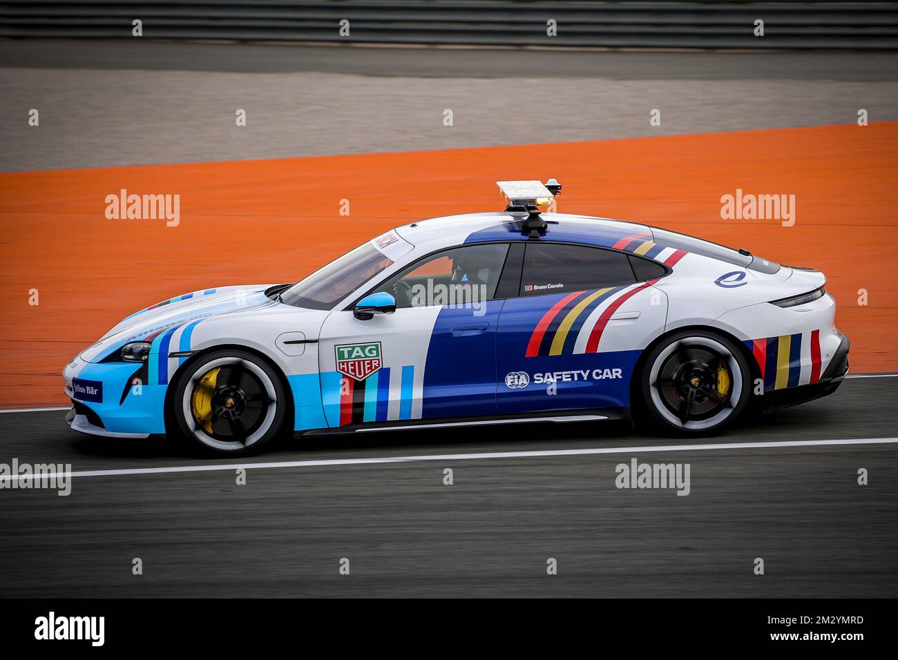 Voiture de sécurité pendant la FIA ABB Formule E Valence essais 2022