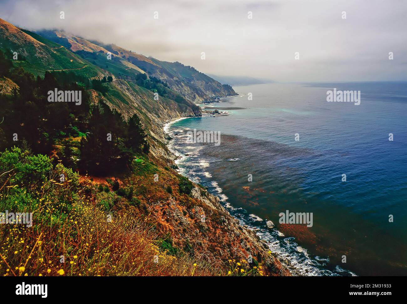 Big sur , Californie Banque D'Images