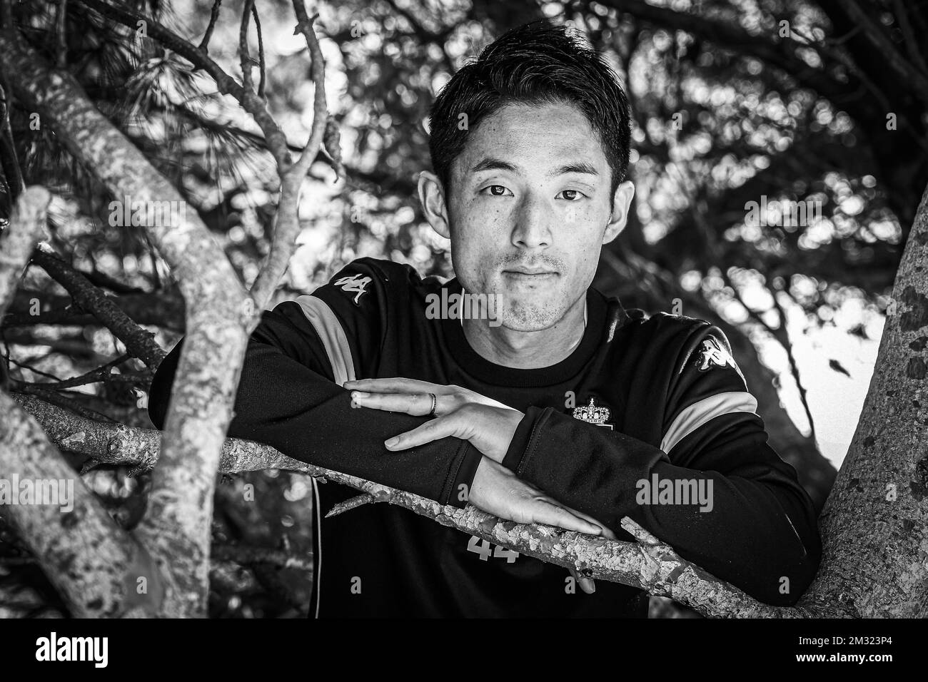 Ryota Morioka de Charleroi pose pour le photographe au camp d'entraînement d'hiver de l'équipe belge de football de première division Sporting Charleroi, à Valence, Espagne, le mercredi 08 janvier 2020. BELGA PHOTO LAURIE DIEFFEMBACQ Banque D'Images
